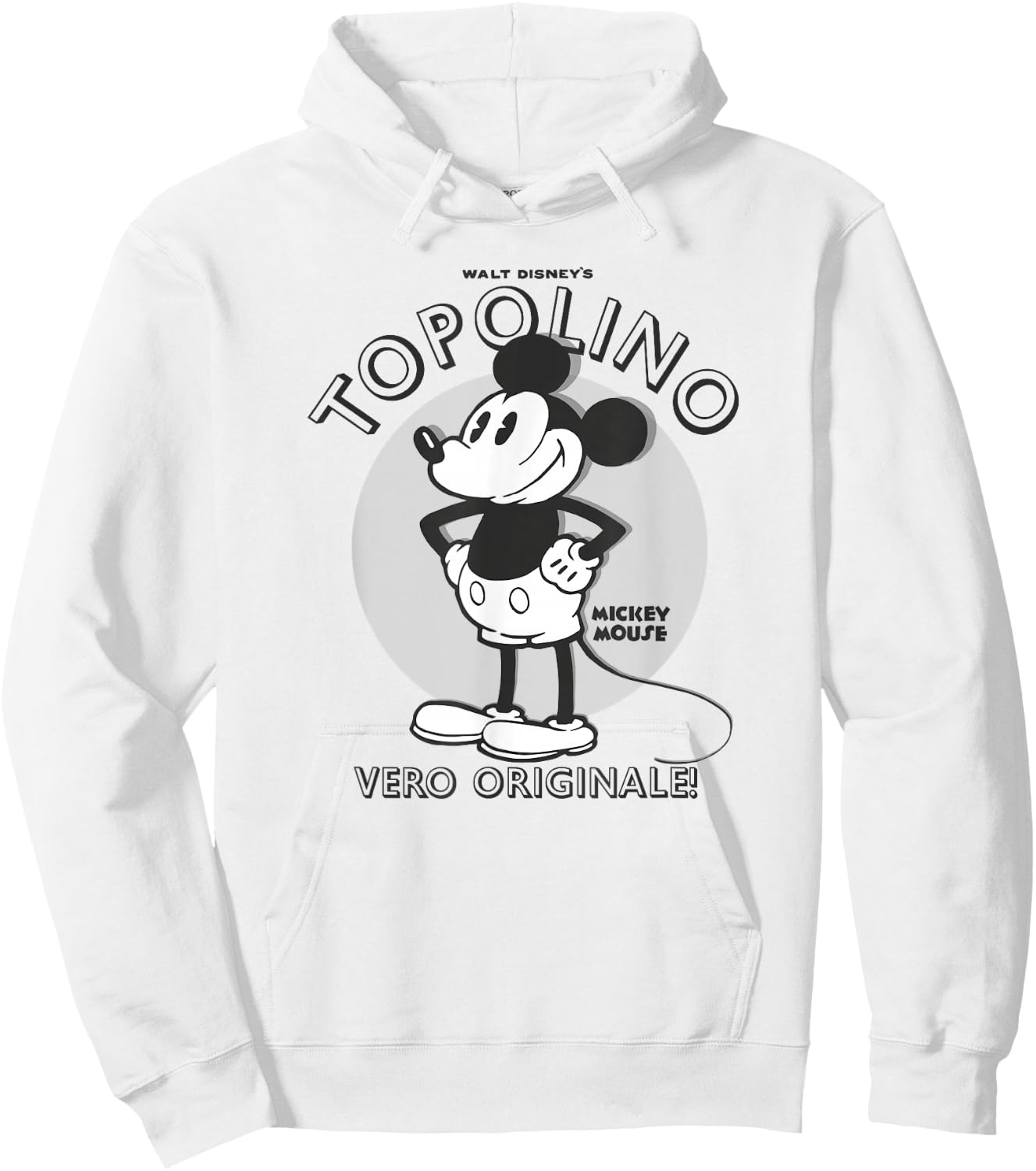 Disney Mickey And Friends Mickey Topolino Vero Originale Hoodie - Hoodie | White