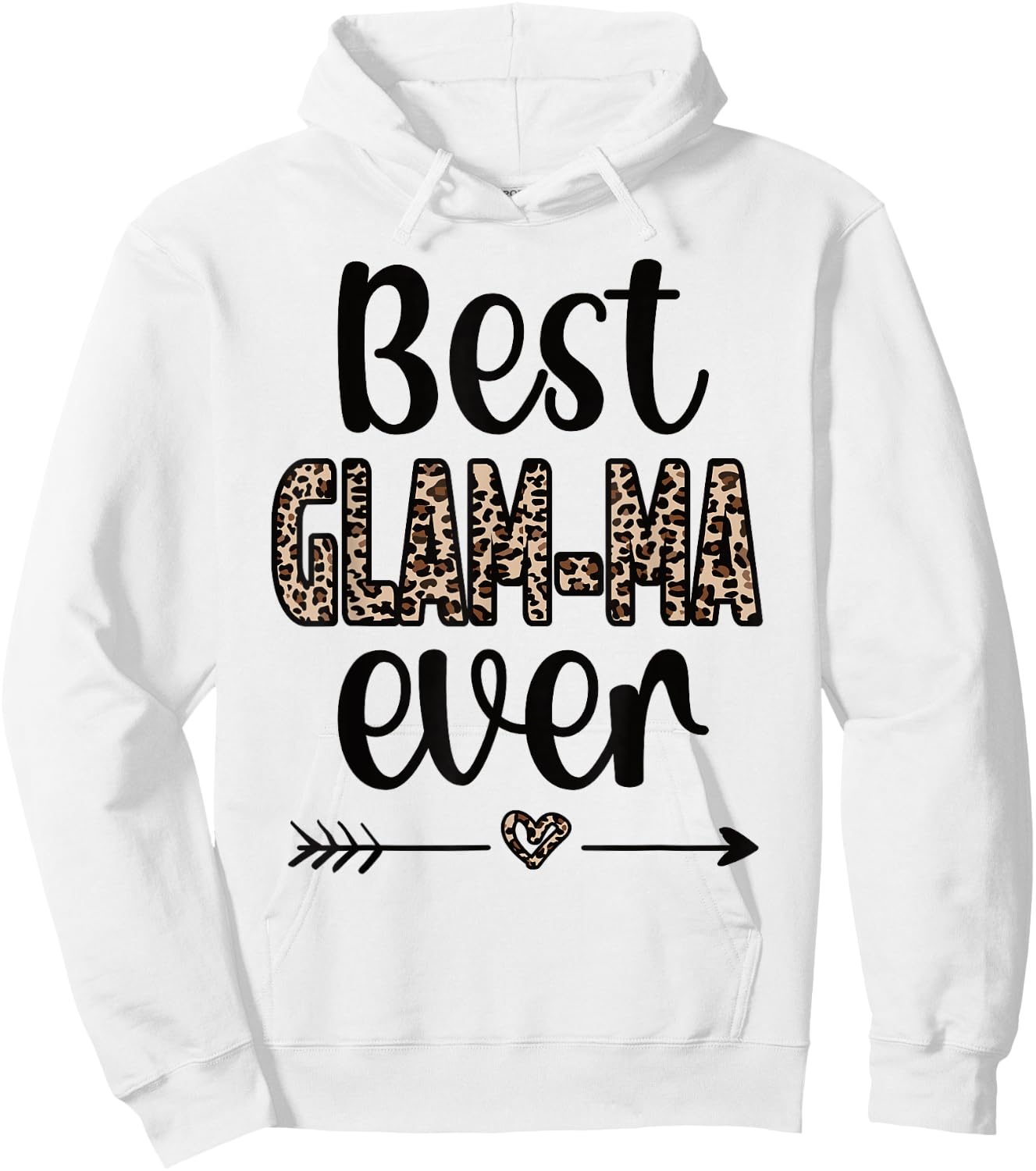 Best Glam-ma Grandmother Appreciation Glam-ma Grandma Hoodie - Hoodie | White