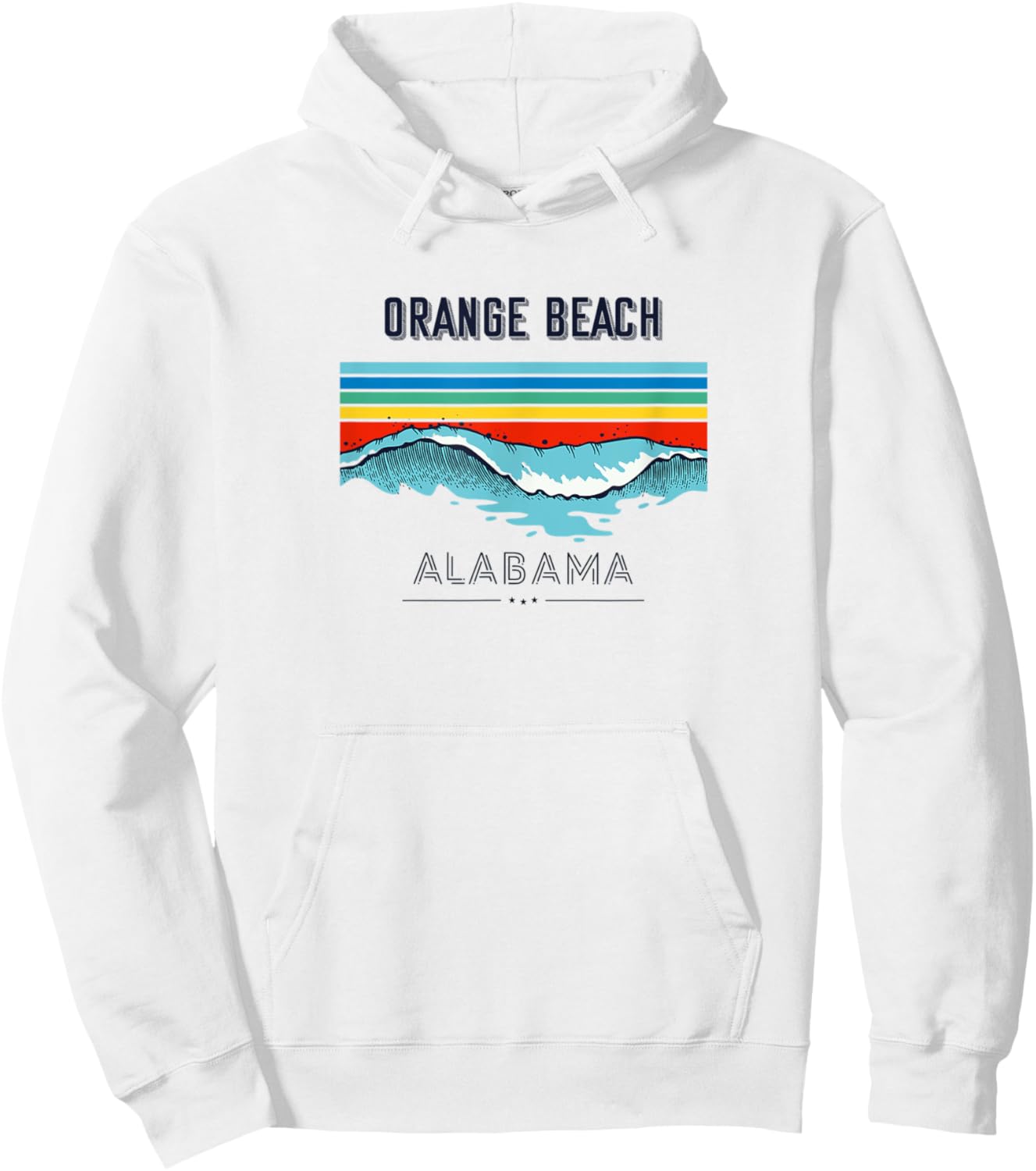 Orange Beach Souvenir - Alabama Reminder Men Women Kids Hoodie - Hoodie | White