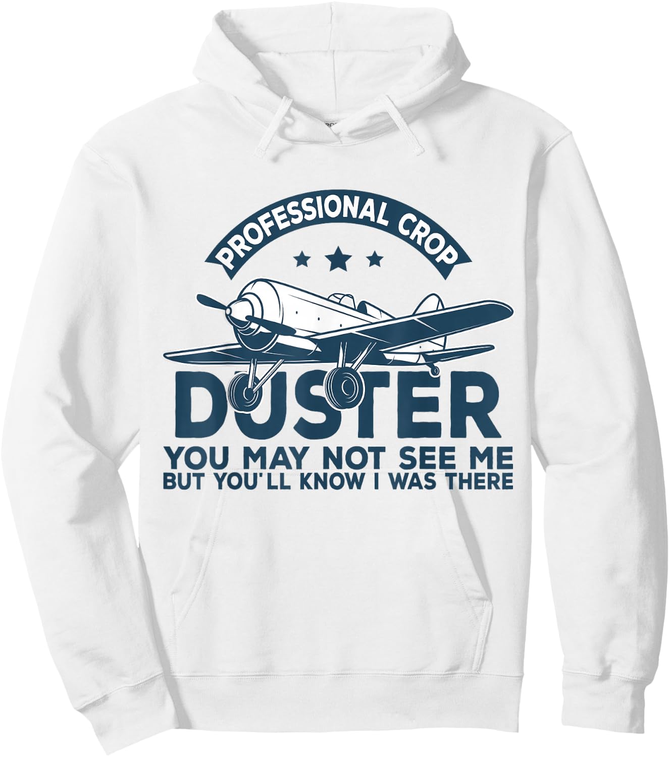 Crop Dusting Professional Crop Duster Funny Fart Hoodie - Hoodie | White