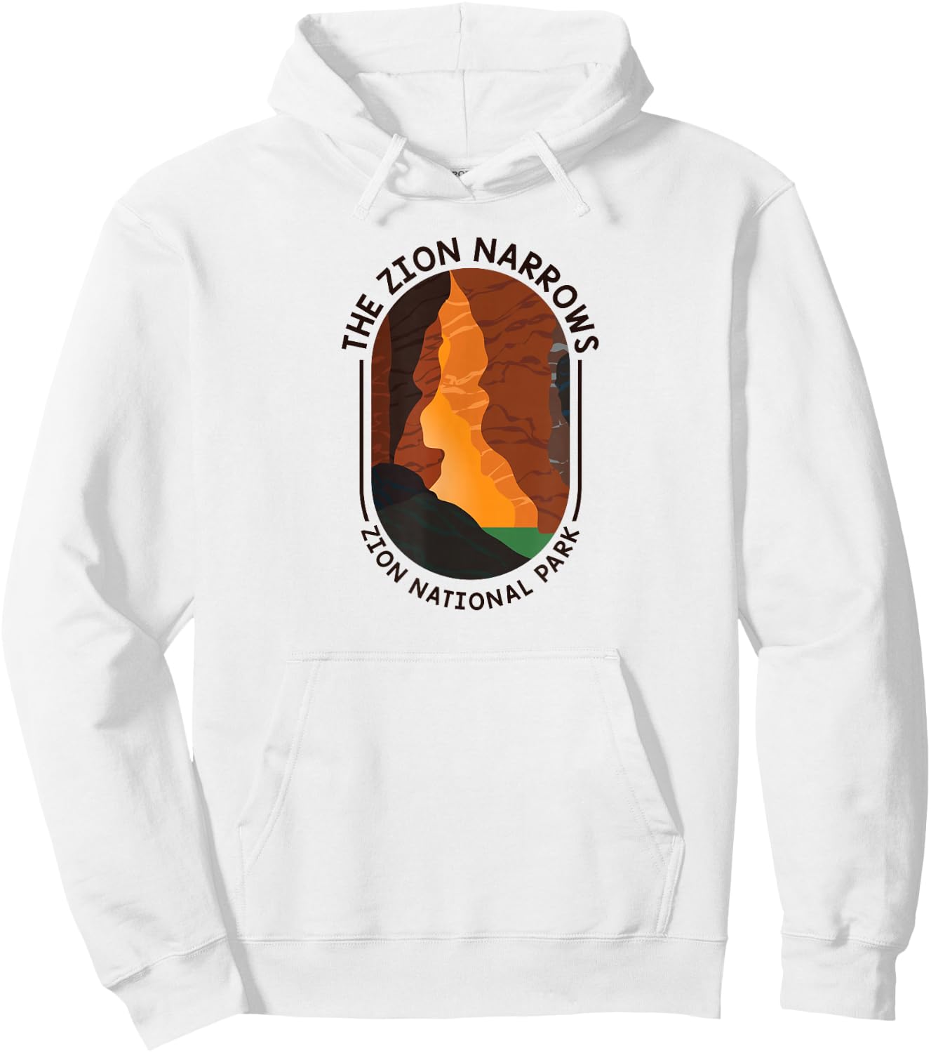 The Narrows - Zion National Park Hoodie - Hoodie | White