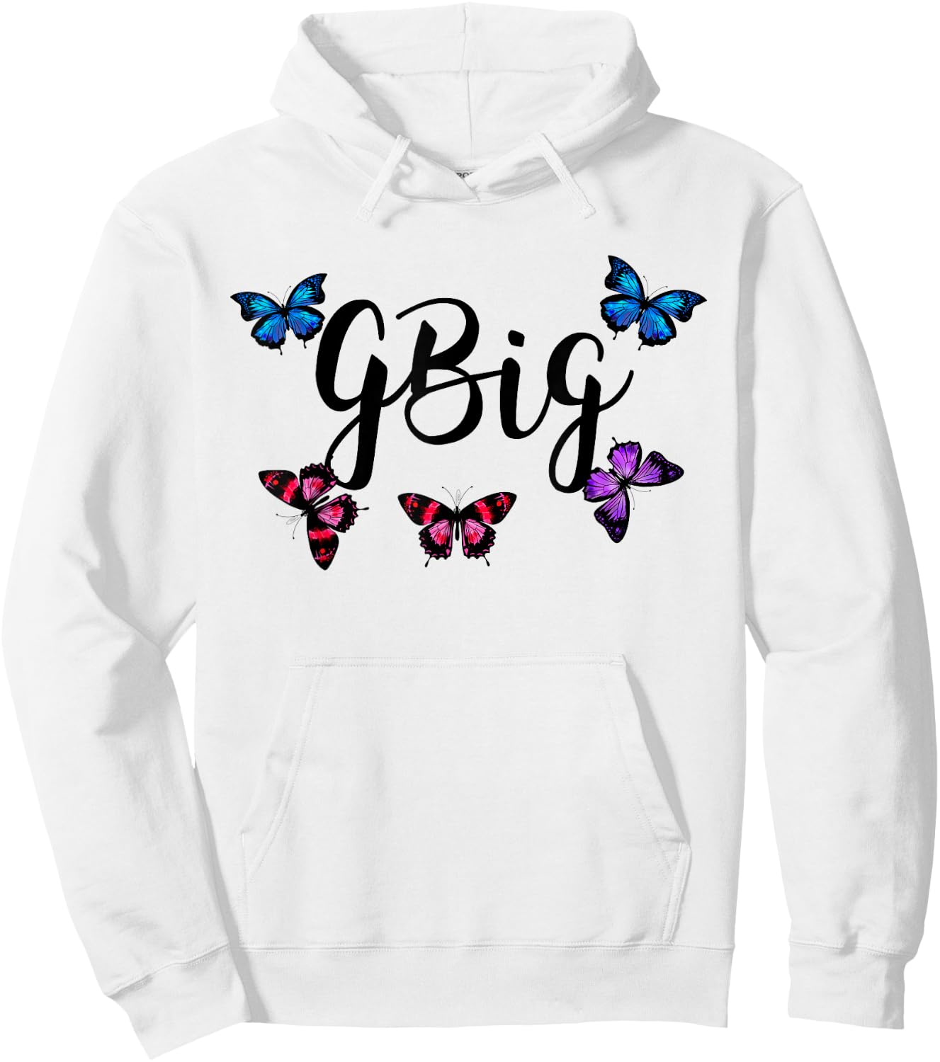 Big Little Sorority Butterfly Reveal. GBig Hoodie - Hoodie | White