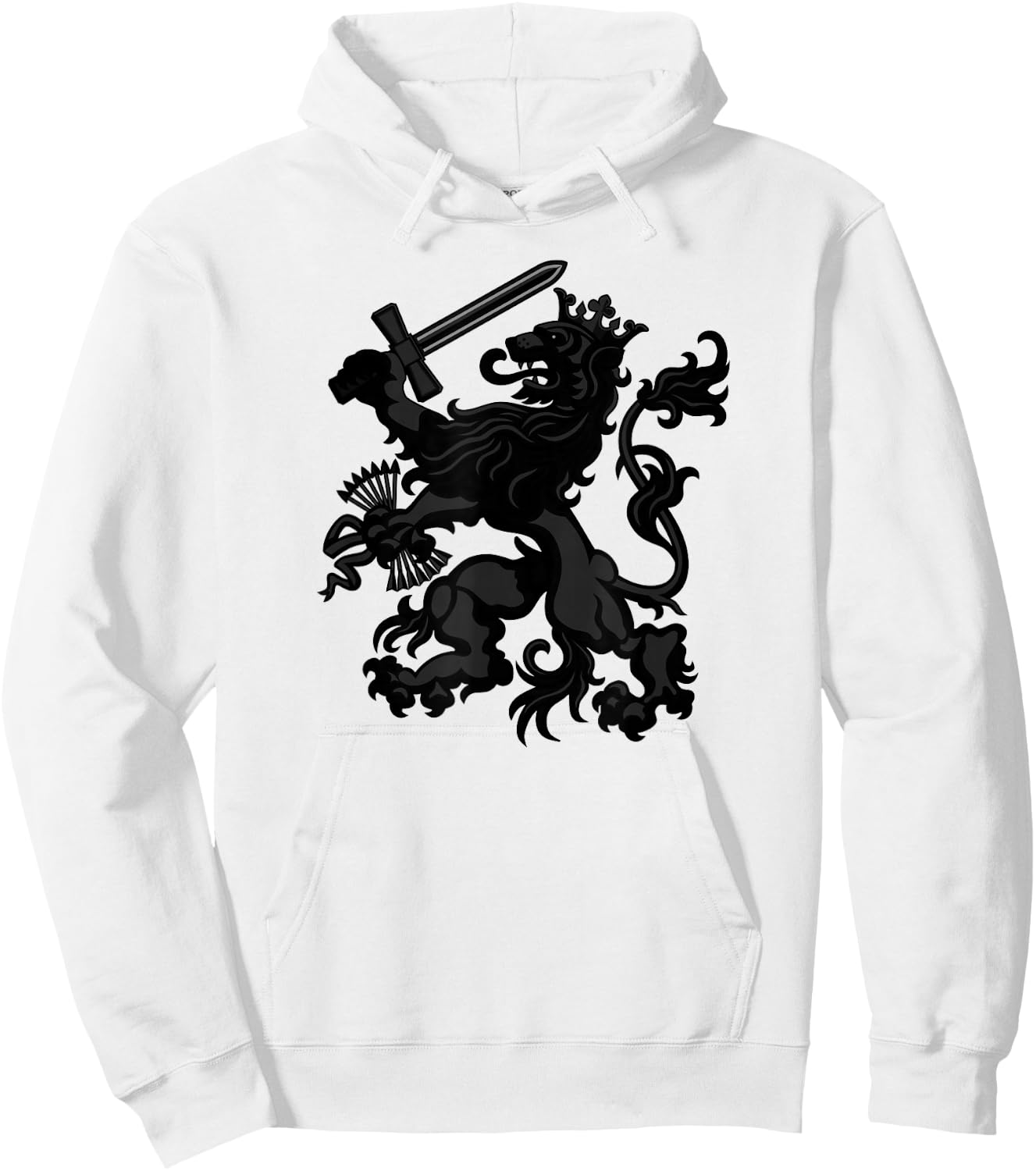 Netherlands Flag Dutch Pride Holland Roots Lion Coat of Arms Hoodie - Hoodie | White