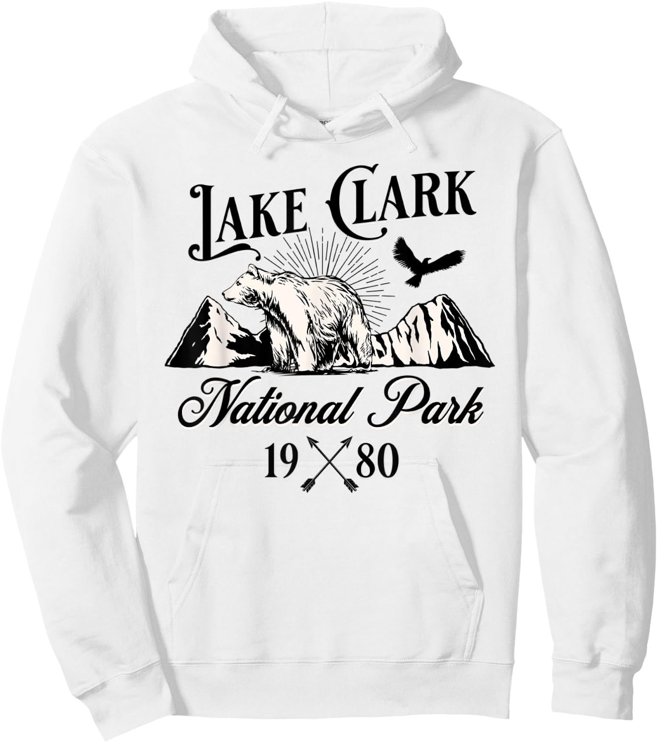 Lake Clark National Park Alaska Nature Bear Hike Outdoors Hoodie - Hoodie | White