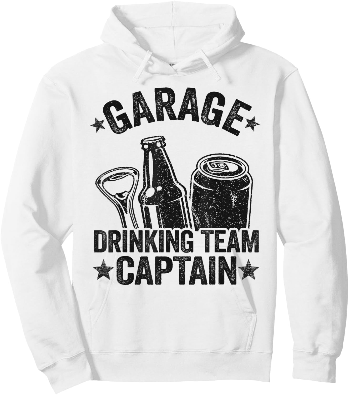 Funny Beer Garage Drinker Garage Drinking Team Captain Hoodie - Hoodie | White