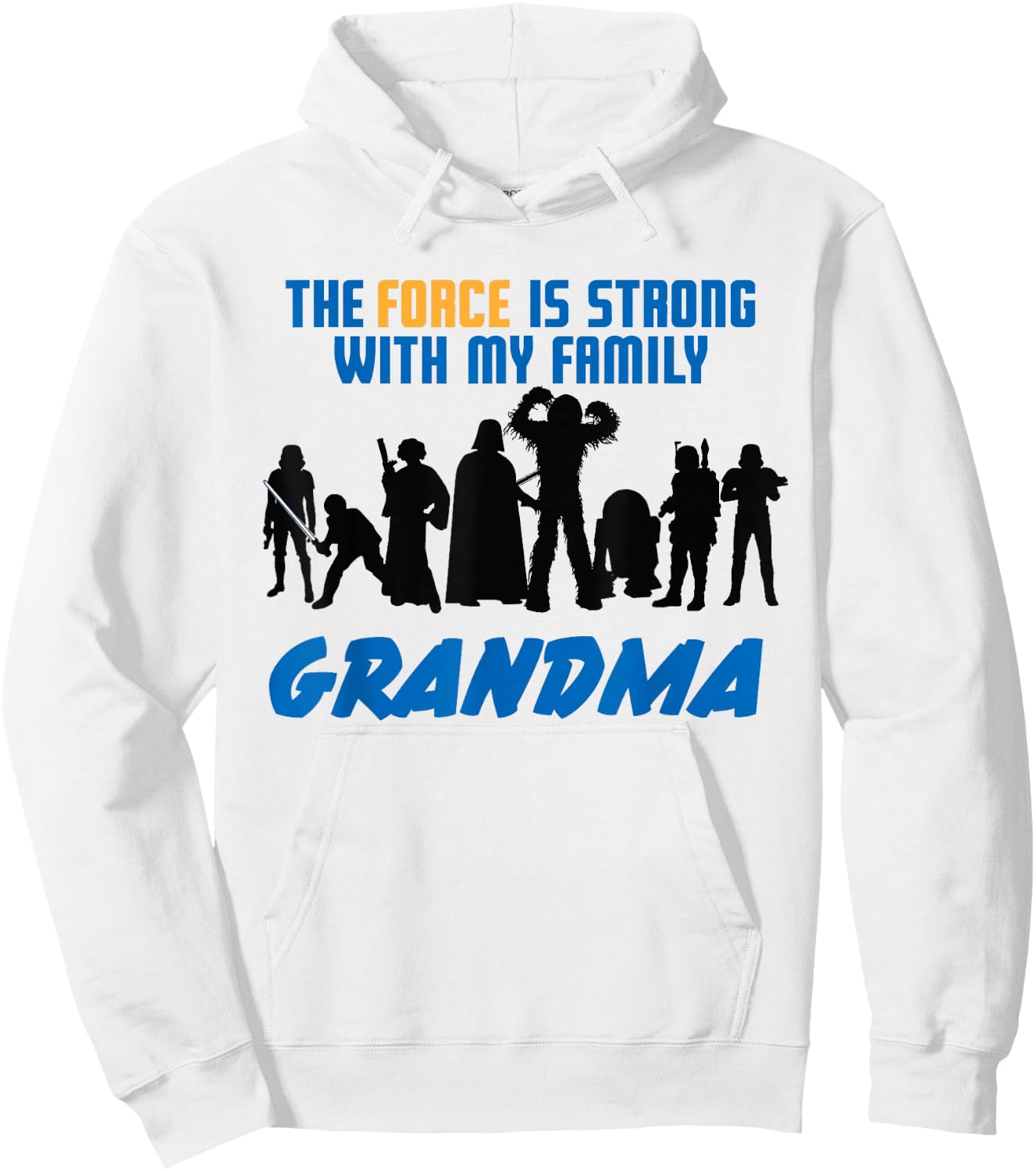 Star Wars The Force Matching Family GRANDMA Hoodie - Hoodie | White