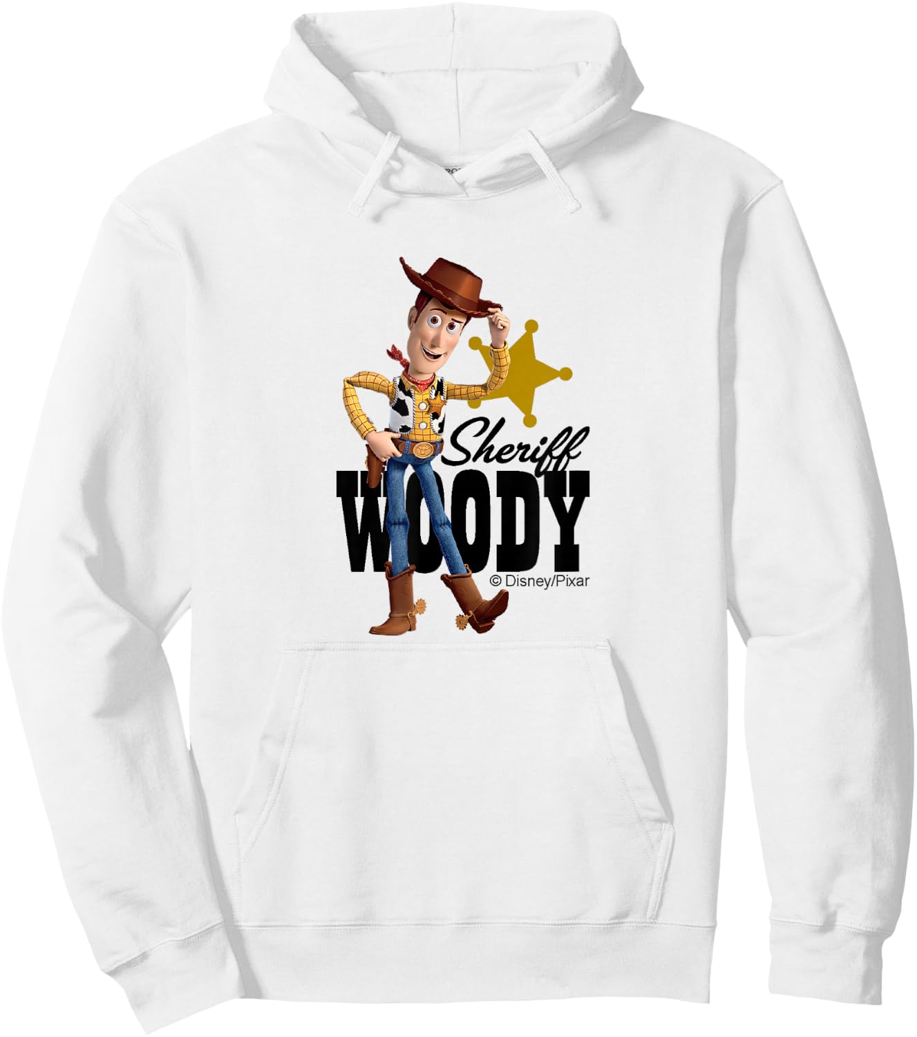 Toy Story - Sheriff Woody Hoodie - Hoodie | White