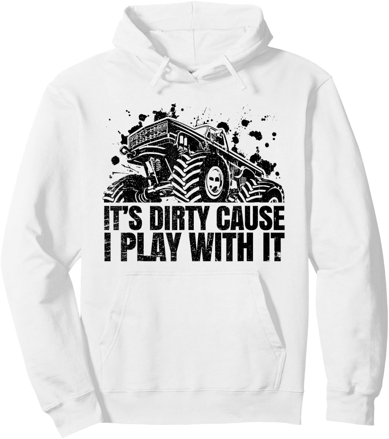 Mud Bogging T Shirt 4x4 Off Road Shirts for Mud Racing Hoodie - Hoodie | White