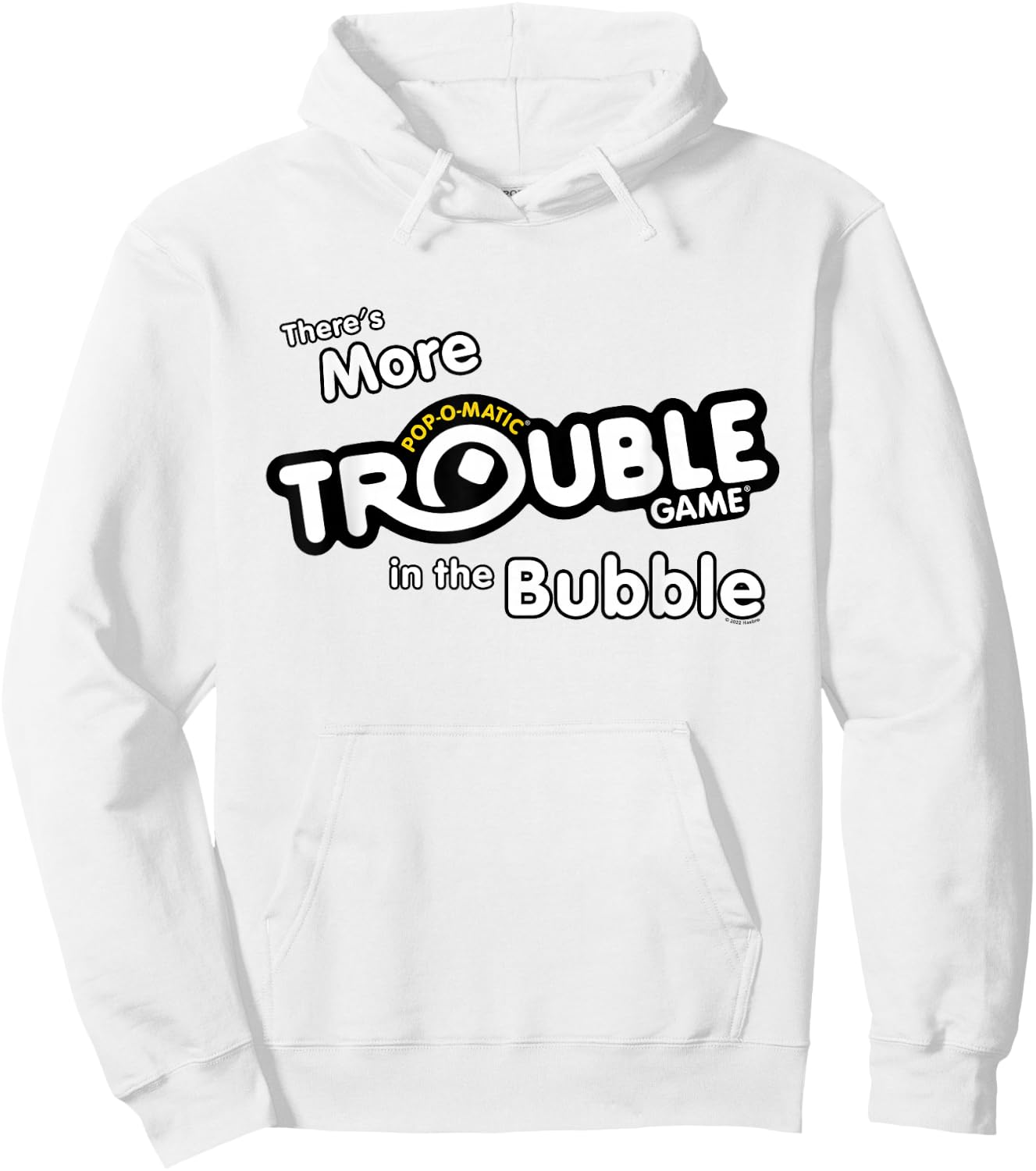 Trouble There's More in the Bubble Hoodie - Hoodie | White