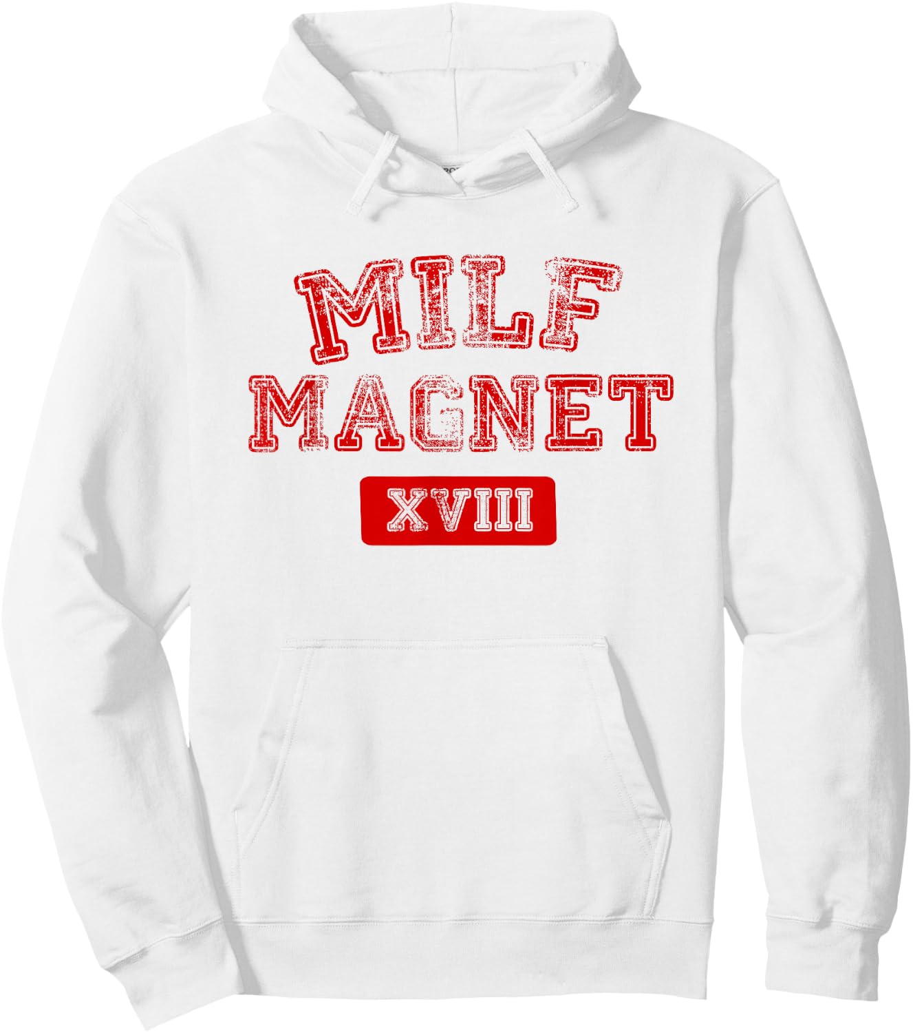 MILFs Magnet Funny Internet Memes Workout Gym Hoodie - Hoodie | White