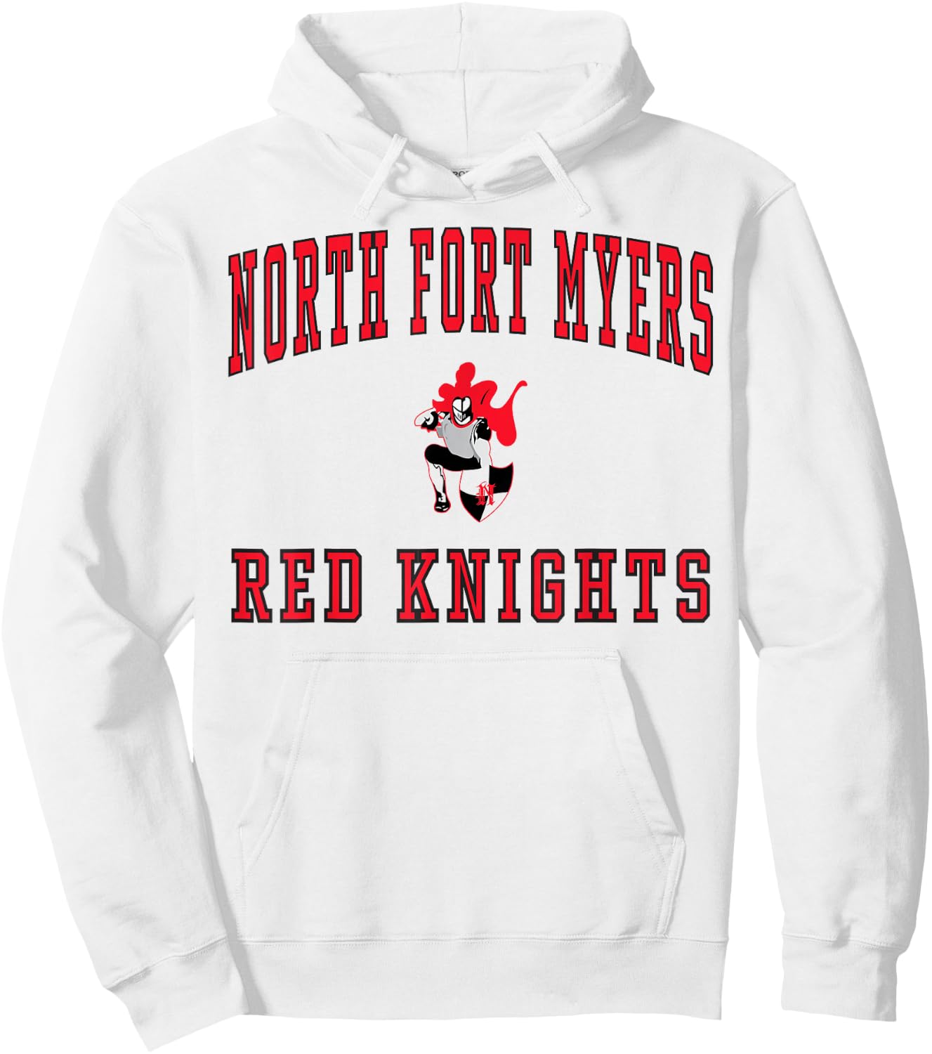 North Fort Myers High School Red Knights C1 Hoodie - Hoodie | White