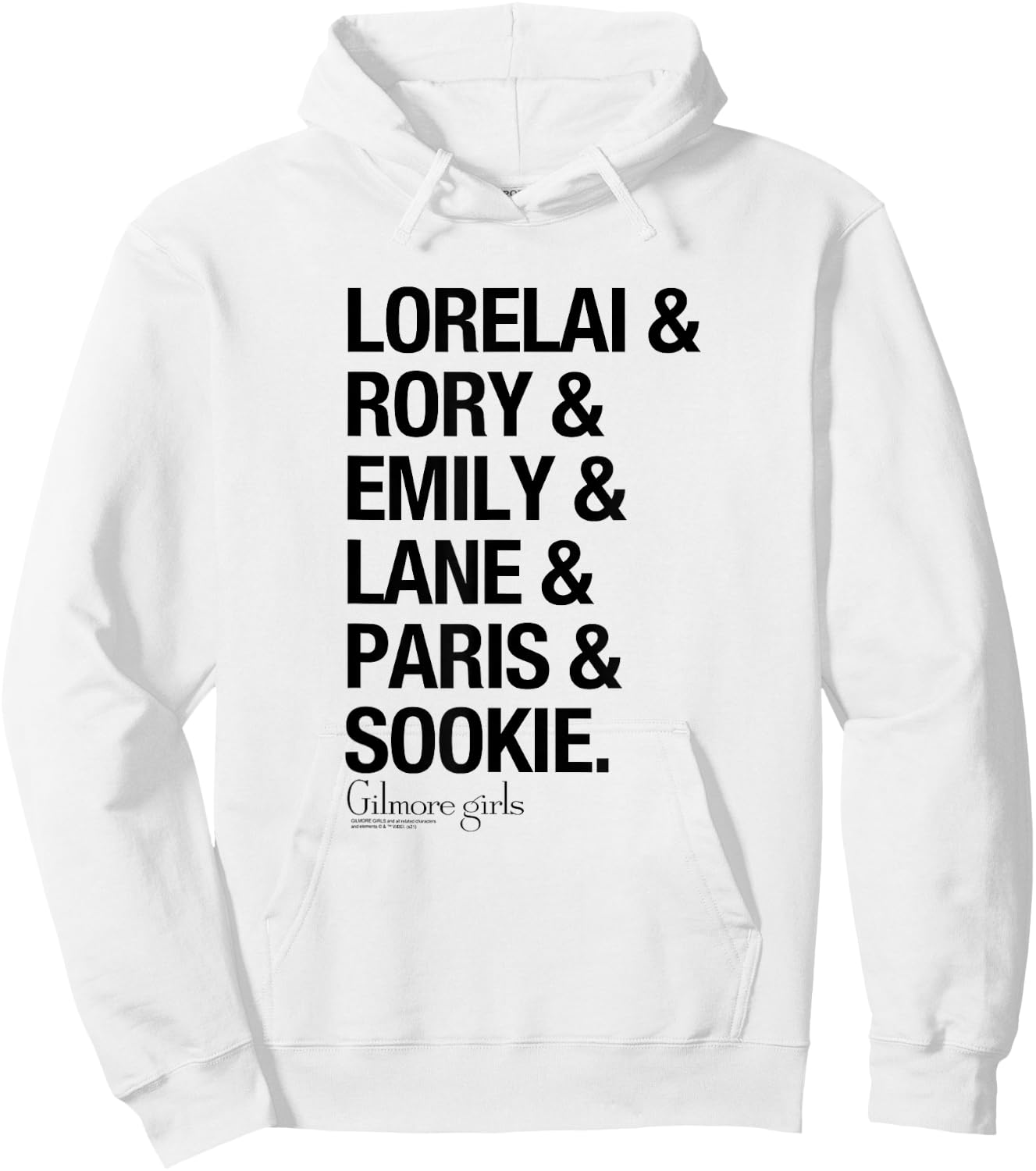 Gilmore Girls Lorelai & Rory & Emily Names TV Show Hoodie - Hoodie | White