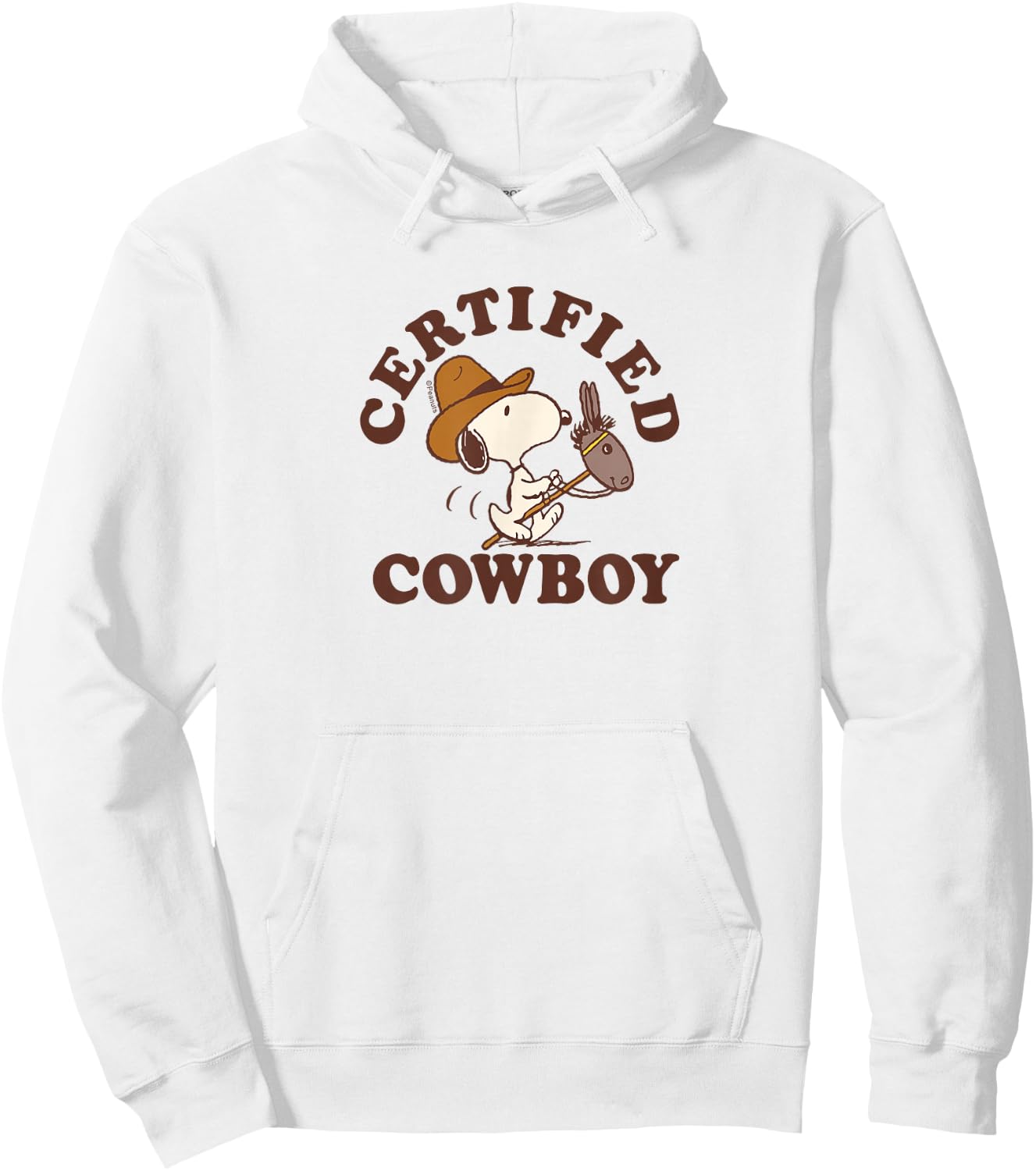 Peanuts - Certified Cowboy Snoopy Hoodie - Hoodie | White