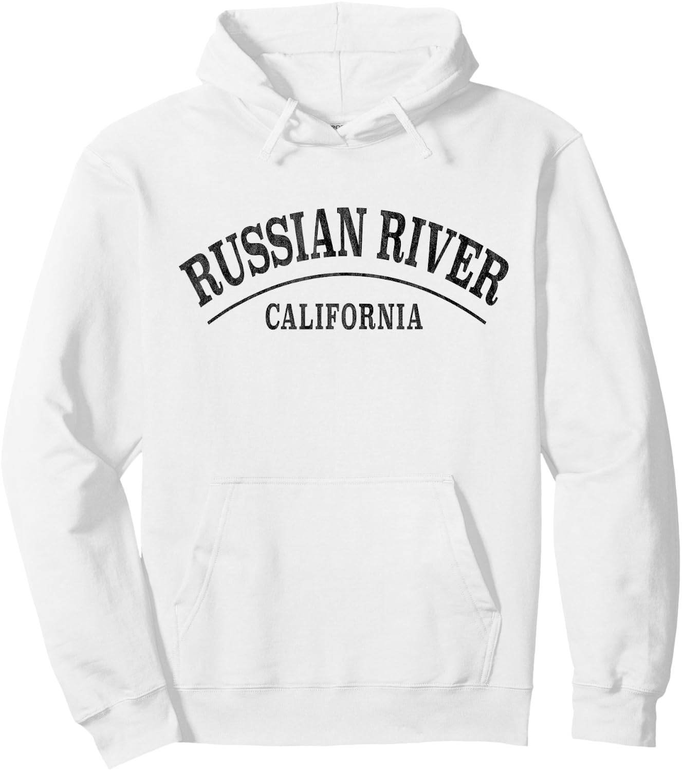 Russian River California - Russian River CA Hoodie - Hoodie | White