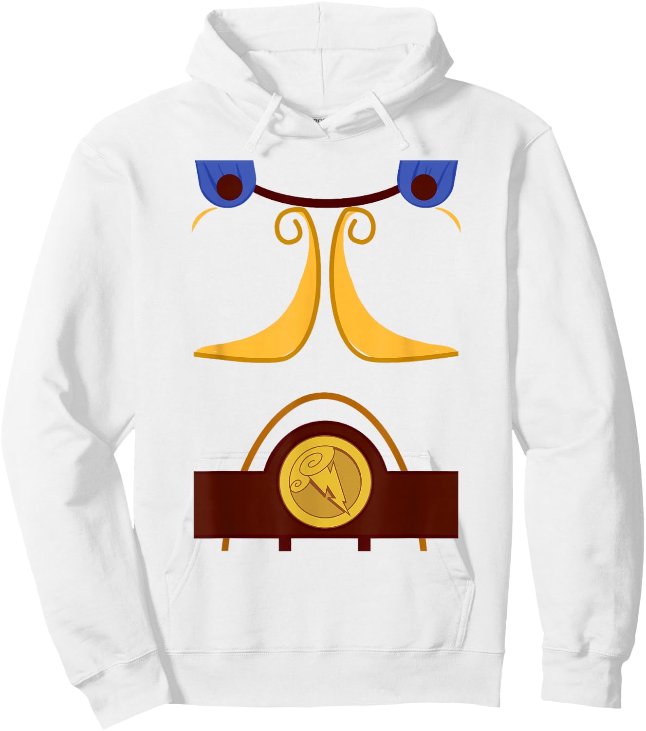 Disney Hercules Costume Chest Hoodie - Hoodie | White