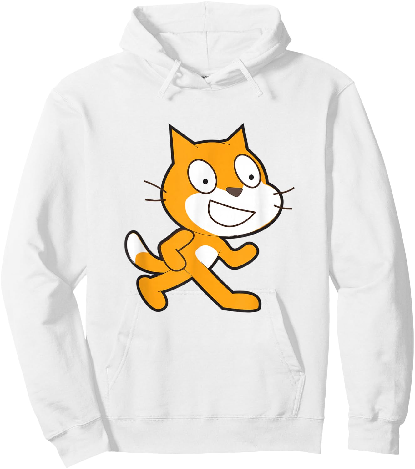 Scratch Programming Language Official Mascot Cat Hoodie - Hoodie | White