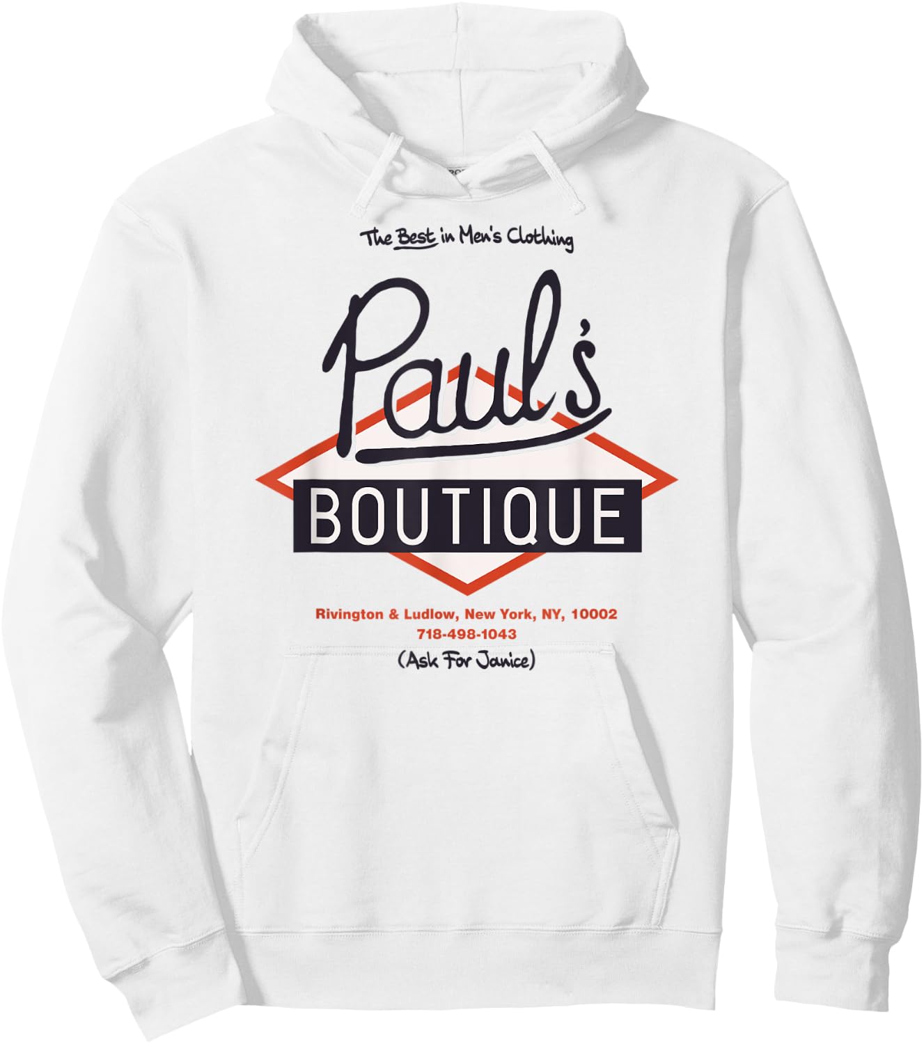 Paul Boutique Diamond Logo (Disease Color) Small Hoodie - Hoodie | White
