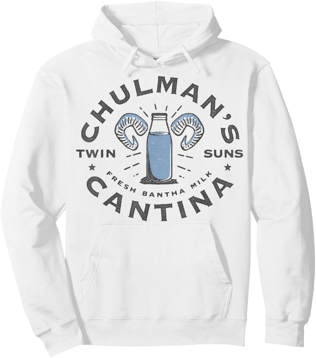 Star Wars Chulman's Twin Suns Cantina Bantha Milk Hoodie - Hoodie | White