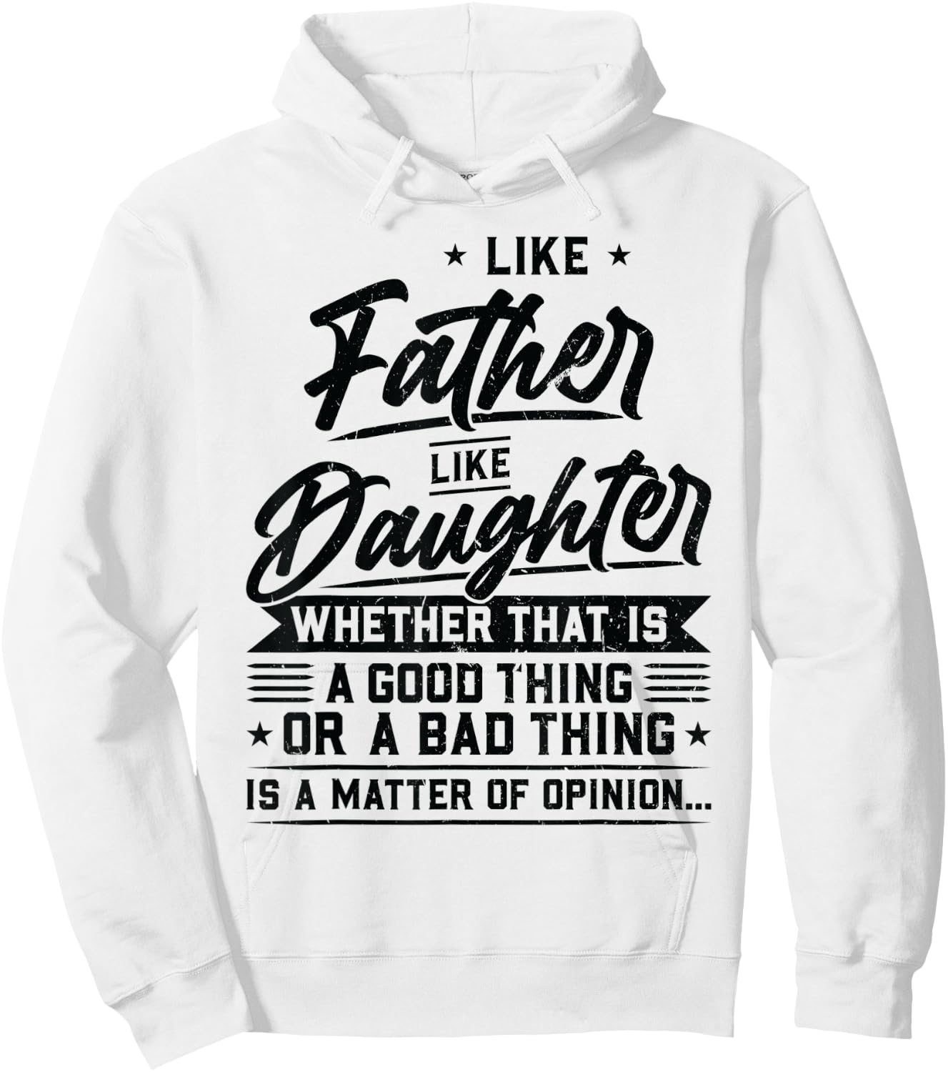 Like Father like Daughter Father Hoodie - Hoodie | White