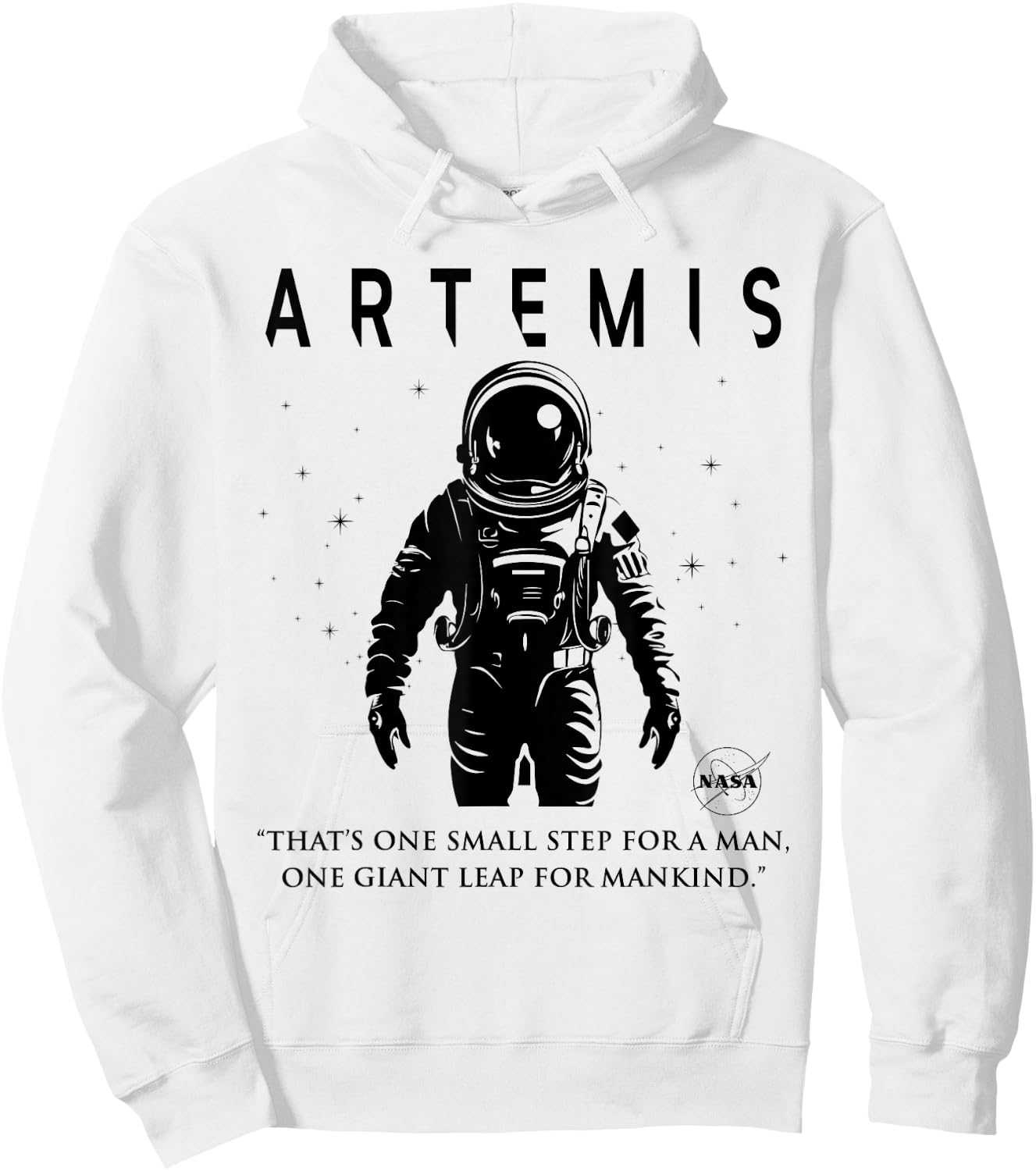 NASA Artemis Mission Astronaut Hoodie - Hoodie | White