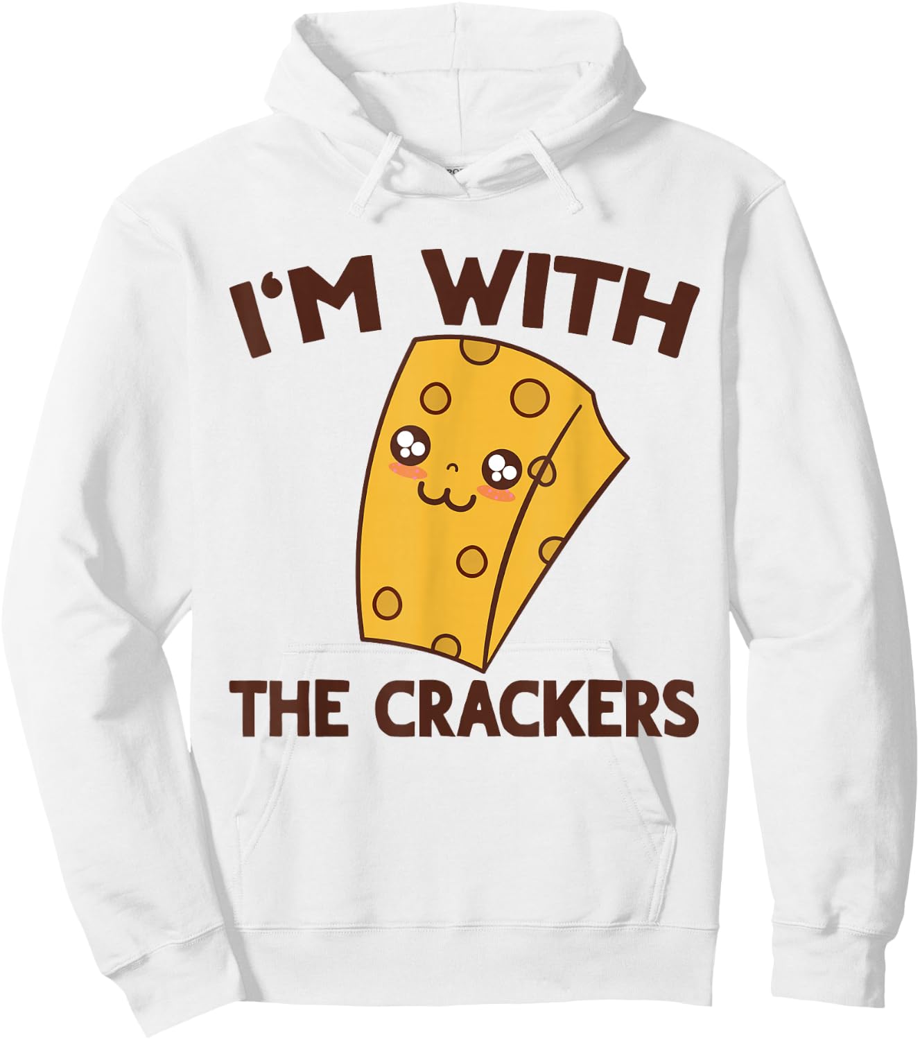 Cheese & Crackers Matching Couples His & Hers Hoodie - Hoodie | White