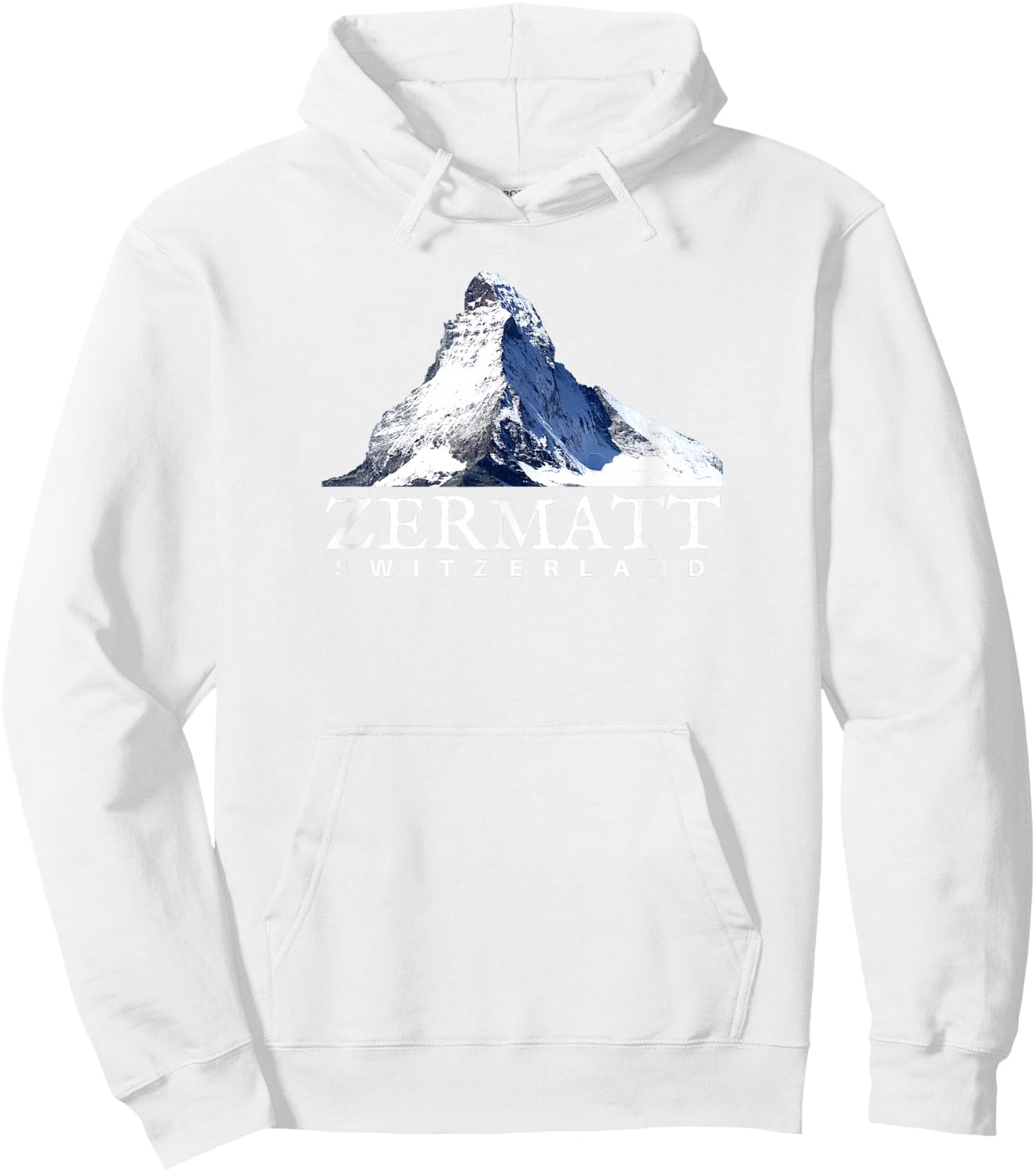 Zermatt Switzerland Hoodie - Hoodie | White