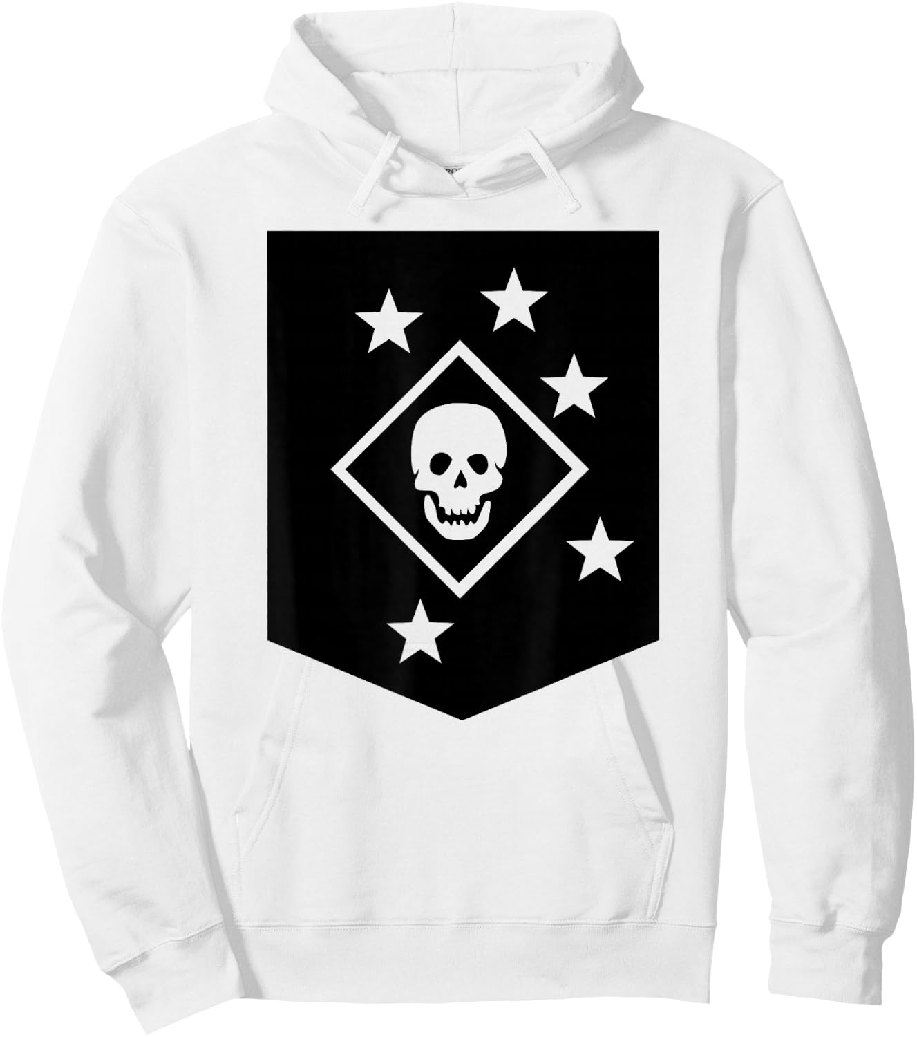 Silent Deadly Marine Raiders Hoodie - Hoodie | White