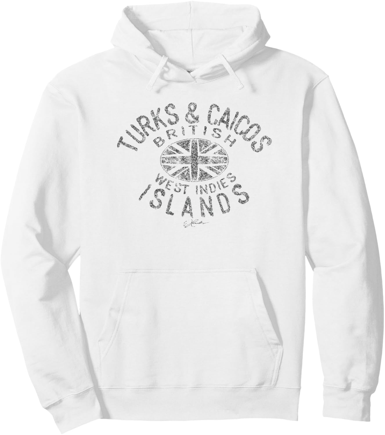 JCombs: Turks & Caicos Islands, British West Indies Hoodie - Hoodie | White