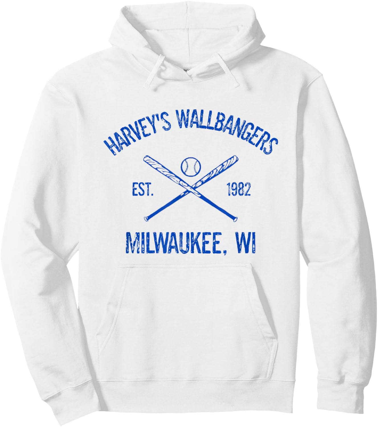 Milwaukee Baseball Harvey’s Wallbangers Hoodie - Hoodie | White