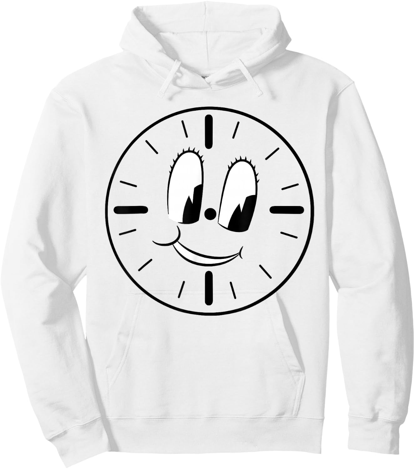 Marvel Loki Miss Minutes Clock Orange Hoodie - Hoodie | White