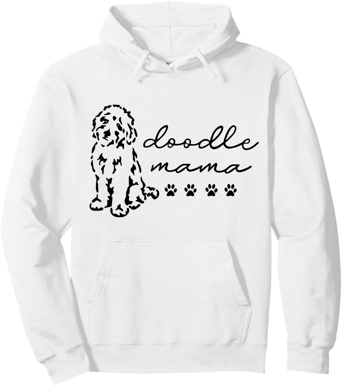 Doodle Mama Labradoodle Golden Gift Doodle Dog Lover Mom Hoodie - Hoodie | White
