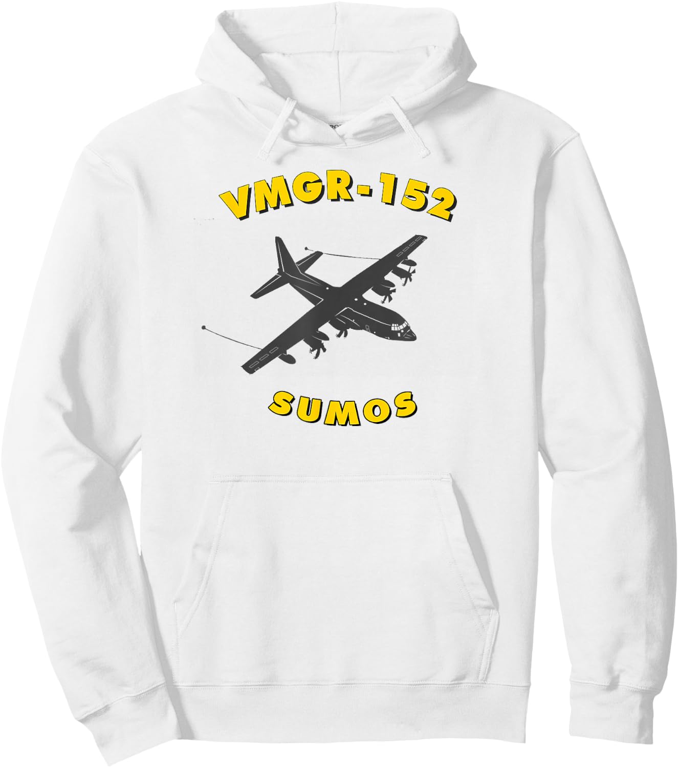 VMGR-152 Sumos KC-130 Aerial Refueler Transport Squadron Hoodie - Hoodie | White
