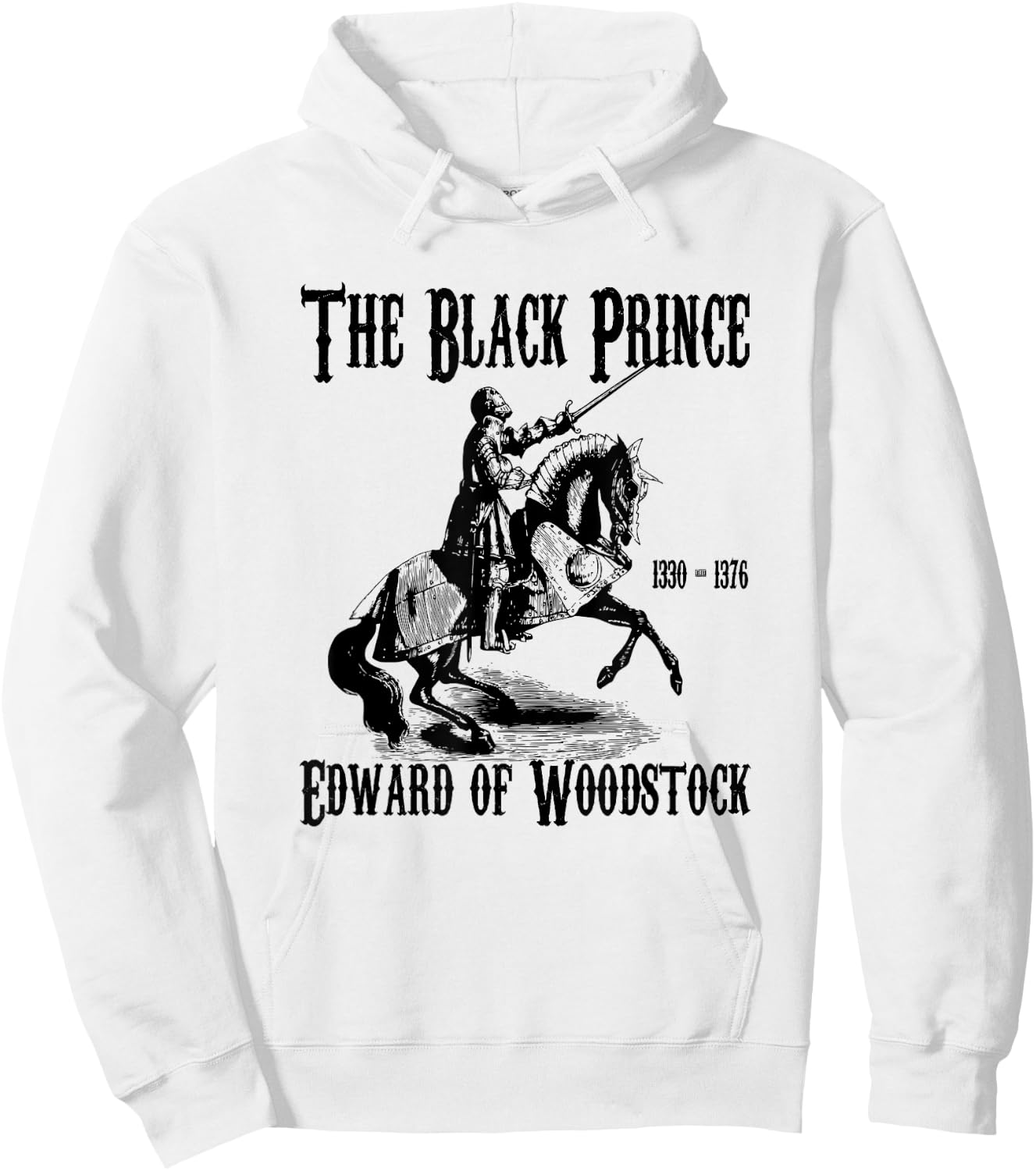 Knight, England, Edward von Woodstock, The Black Prince Hoodie - Hoodie | White