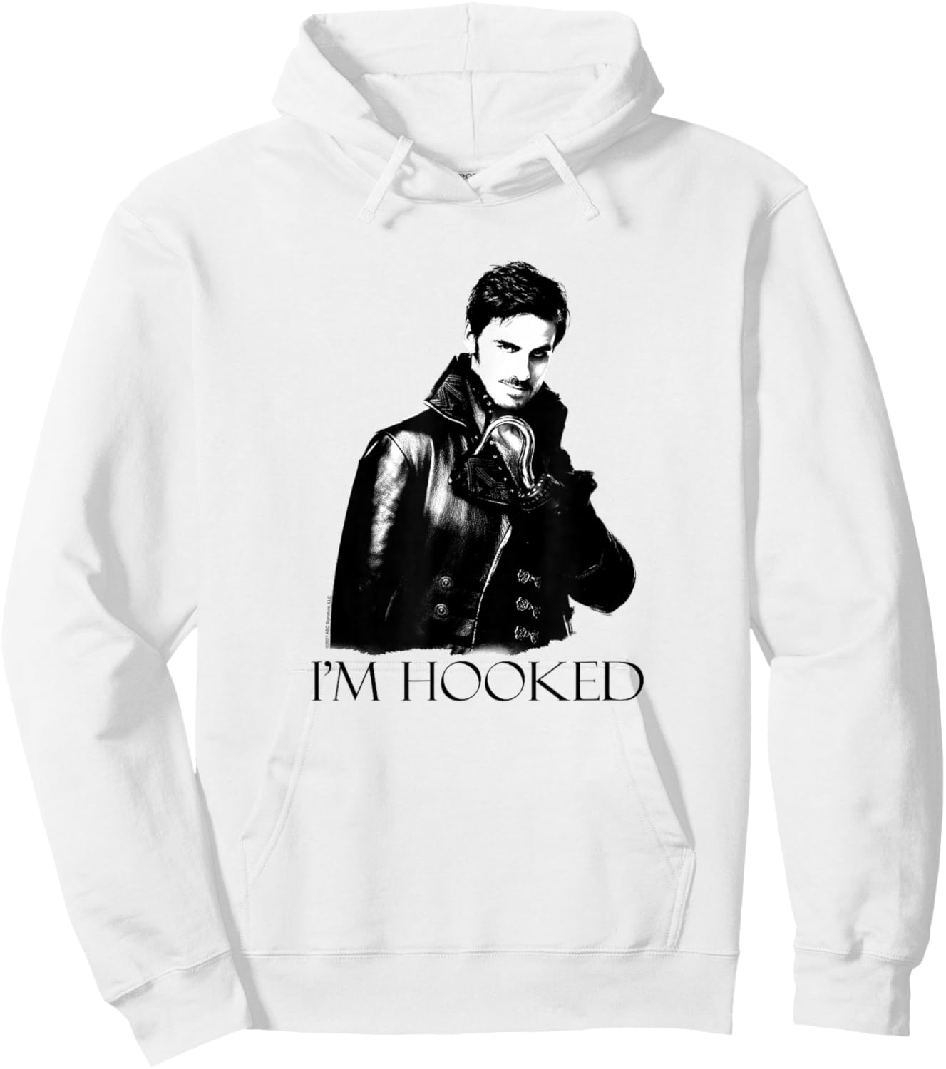 Once Upon a Time I'm Hooked Hoodie - Hoodie | White