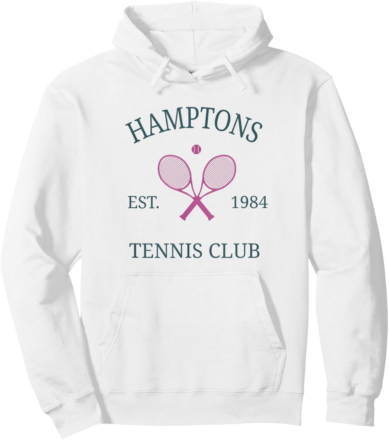 Hamptons Athletics California Tennis Club Racquet Prep Hoodie - Hoodie | White