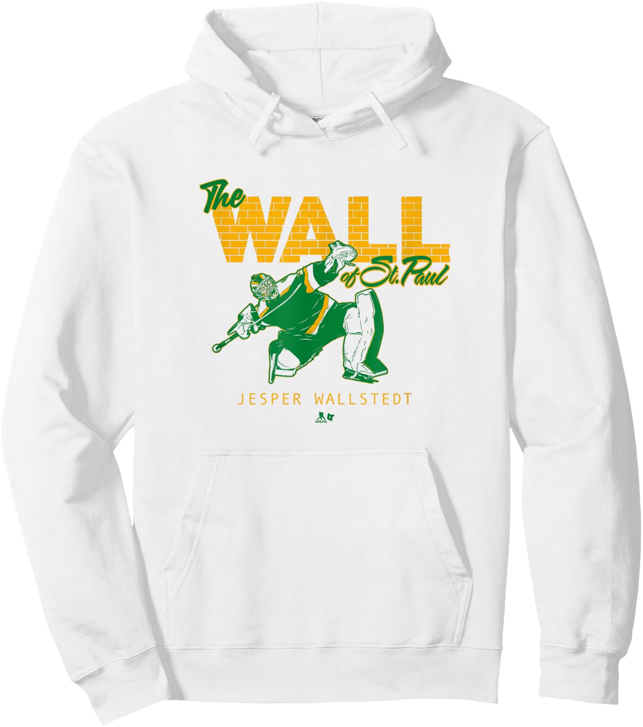 Jesper Wallstedt - The Wall of St. Paul (White) - Minnesota Hoodie - Hoodie | White