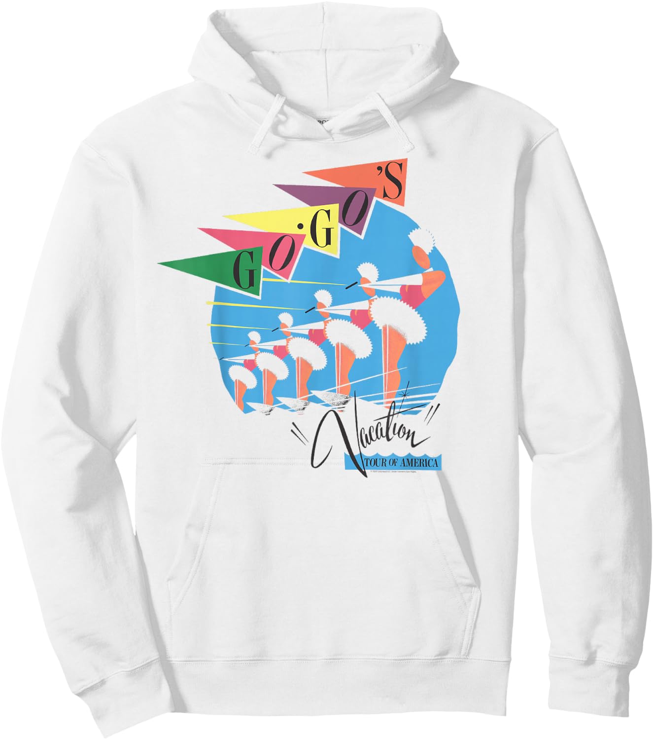 The Go-Go's - Vacation Retro Hoodie - Hoodie | White