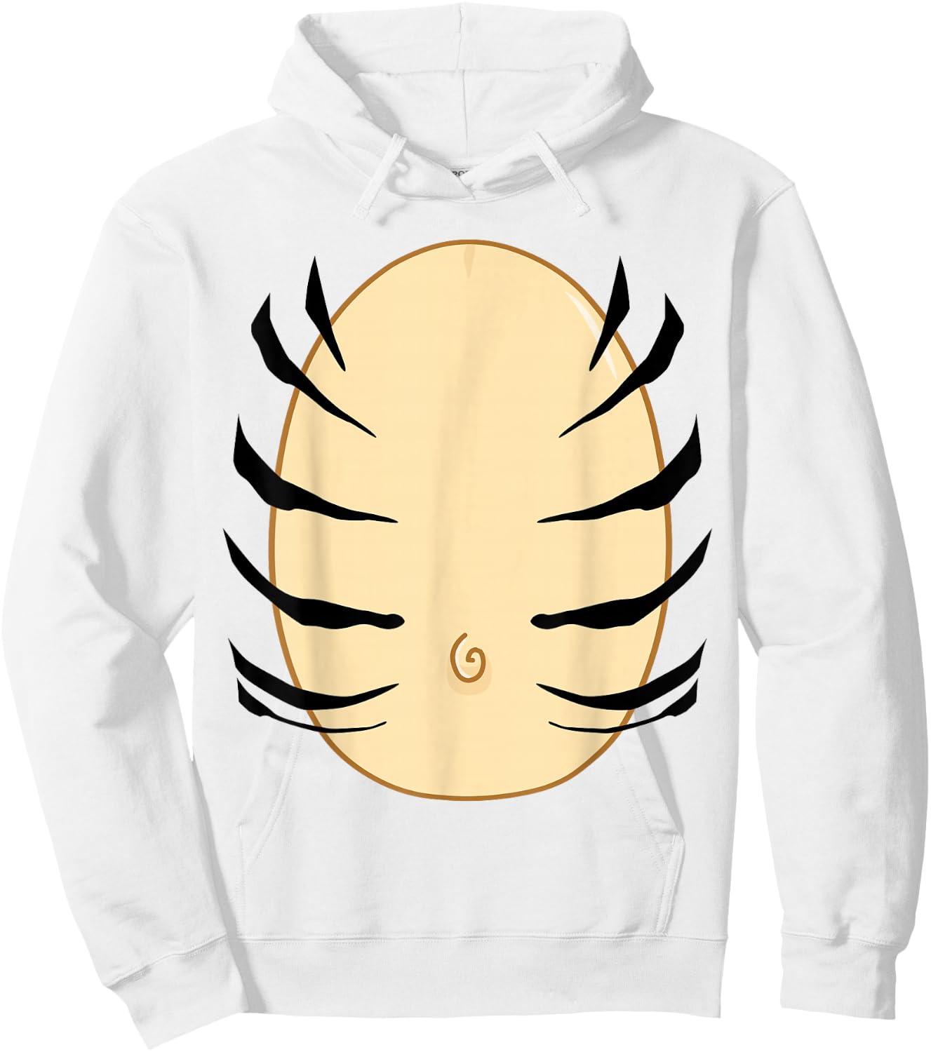 DIY Halloween Costume Orange Tiger Costume for Kids Hoodie - Hoodie | White