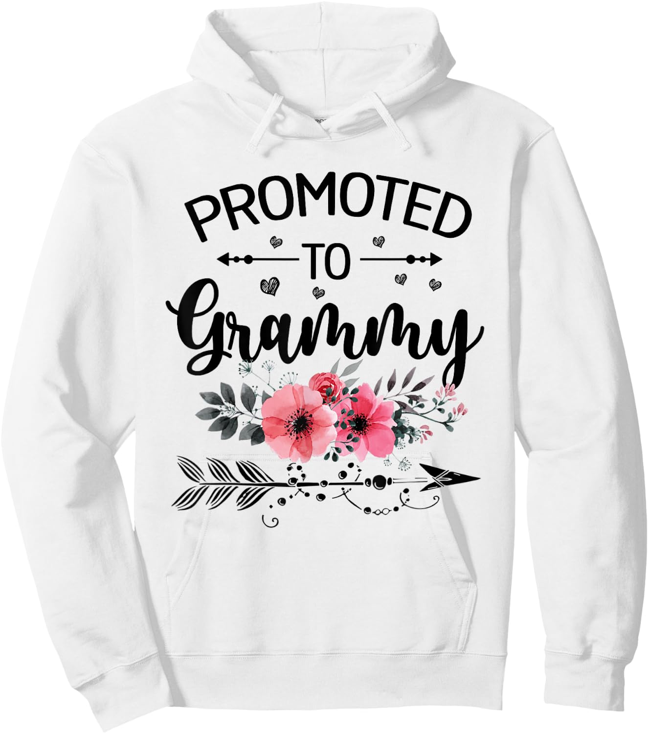 Promoted To Grammy Announcement Funny New Grammy Mothers Day Hoodie - Hoodie | White