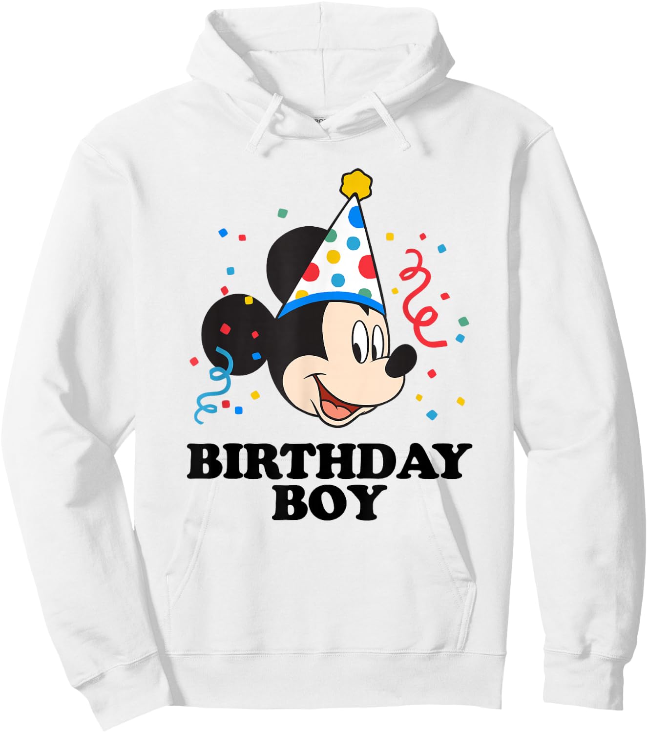 Disney Mickey Mouse Birthday Boy Hoodie - Hoodie | White