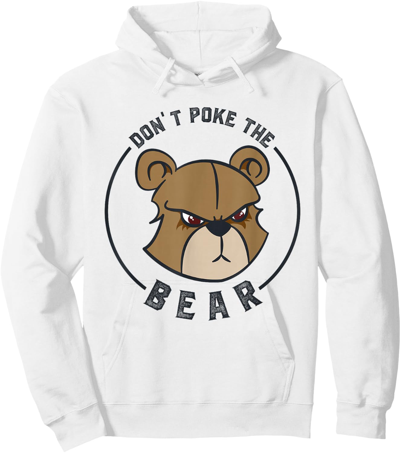 Don't Poke Mama Papa Bear Hoodie - Hoodie | White