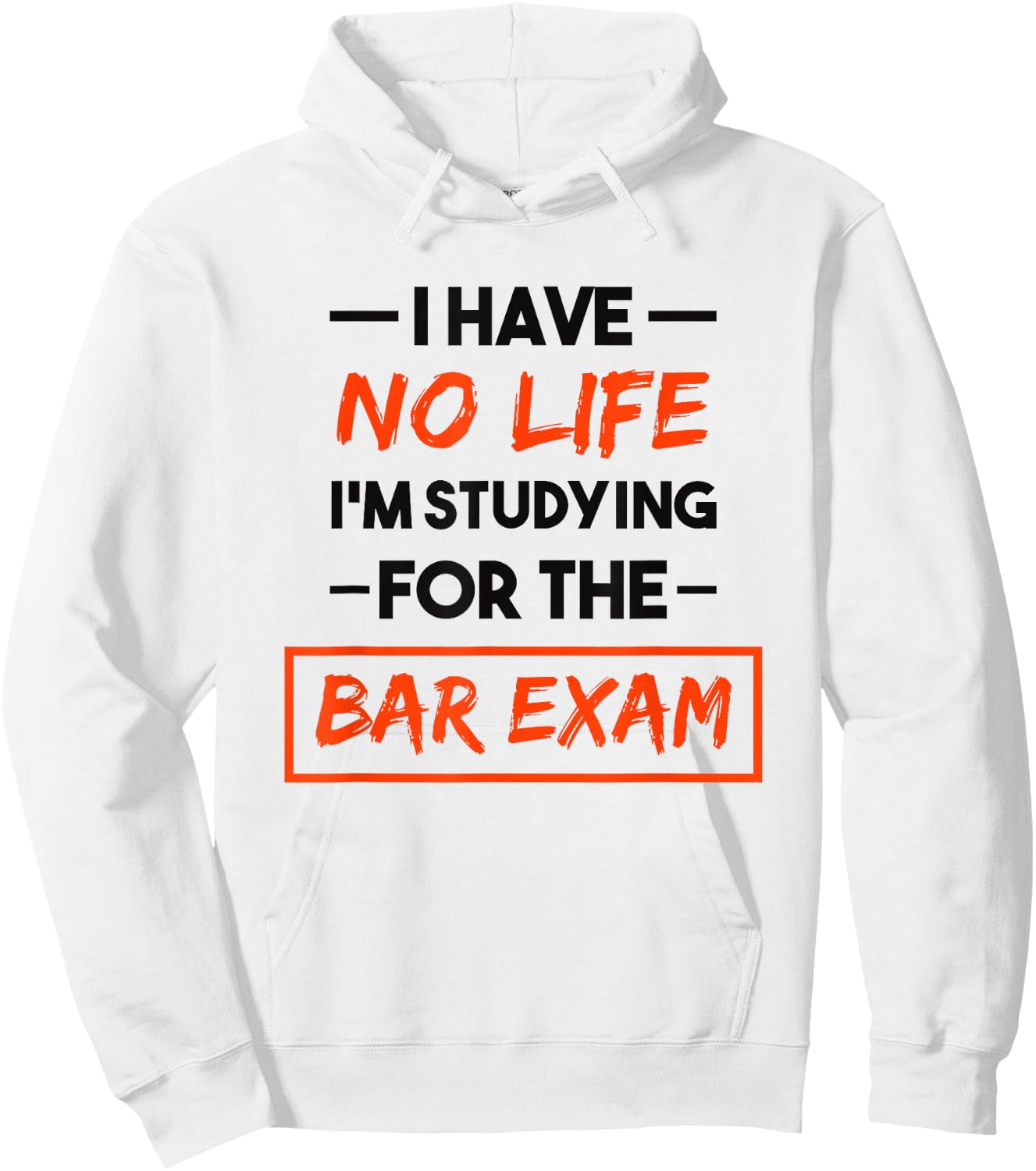 Bar Exam Funny Law School Graduation Hoodie - Hoodie | White