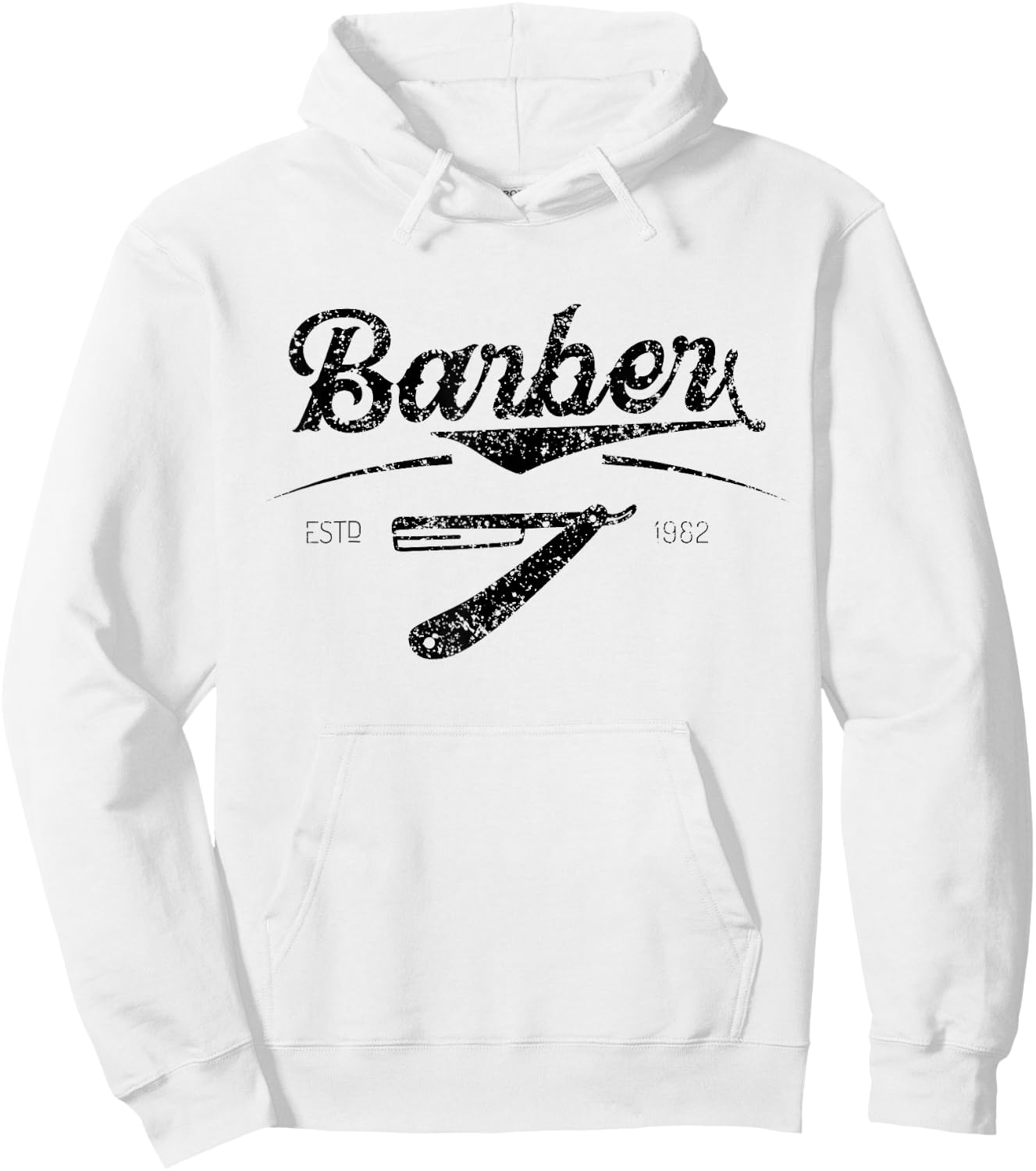 Barber Barbers Hair Stylist Barbershop Hoodie - Hoodie | White
