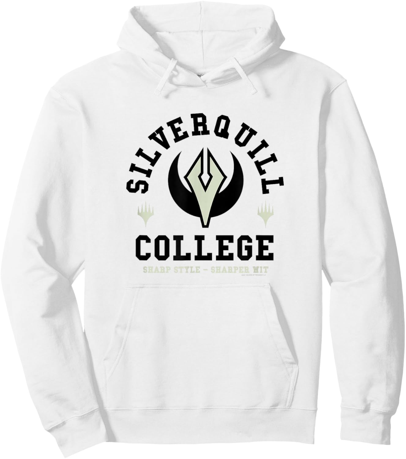 Magic: The Gathering Strixhaven Silverquill College Crest Hoodie - Hoodie | White