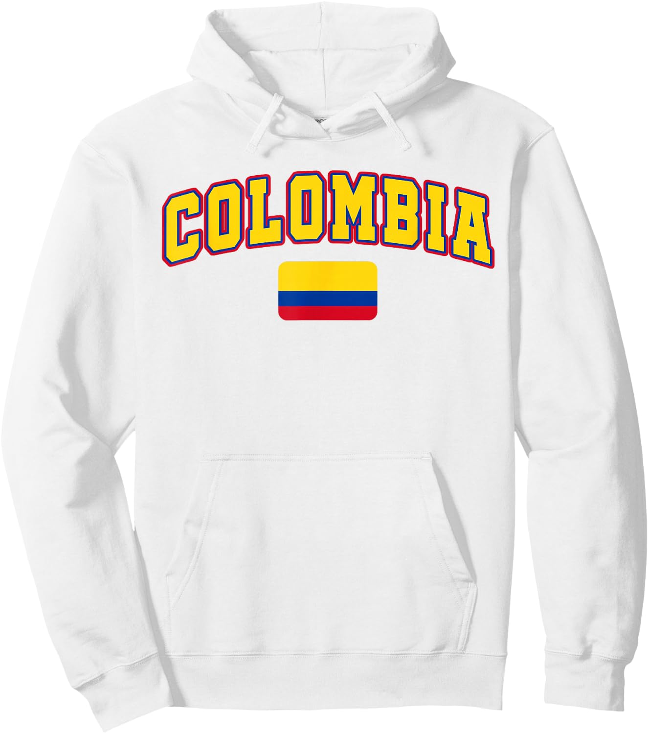 Colombia Flag Colombia Pride Design Hoodie - Hoodie | White