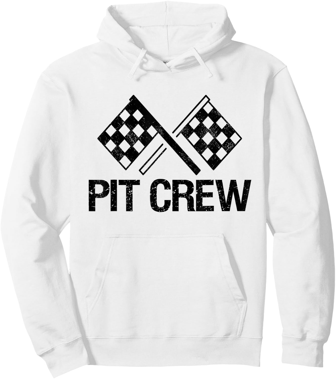 Pit Crew for Race Car Parties Hoodie - Hoodie | White