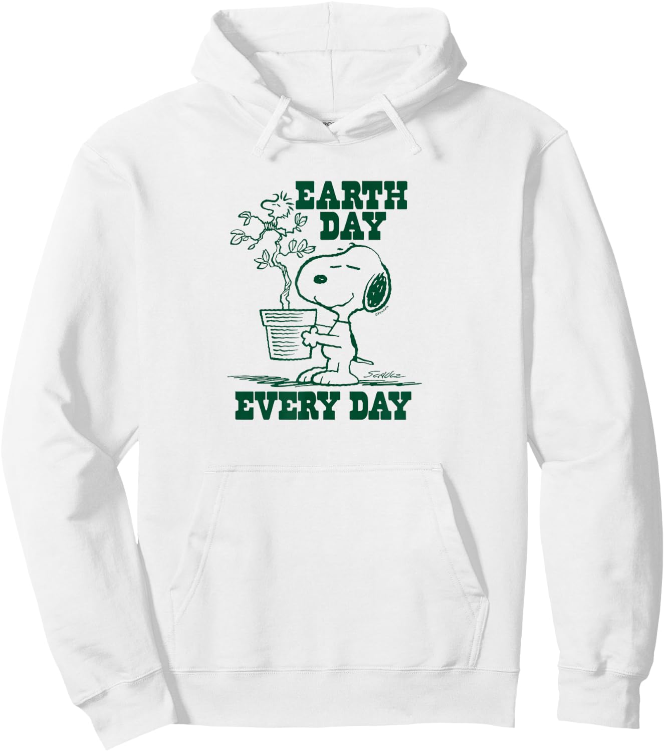Peanuts - Snoopy Earth Day Every Day Hoodie - Hoodie | White