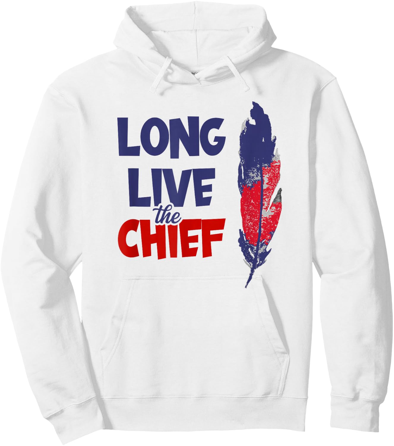 Long Live The Chief Wahoo Cleveland Baseball Hoodie - Hoodie | White