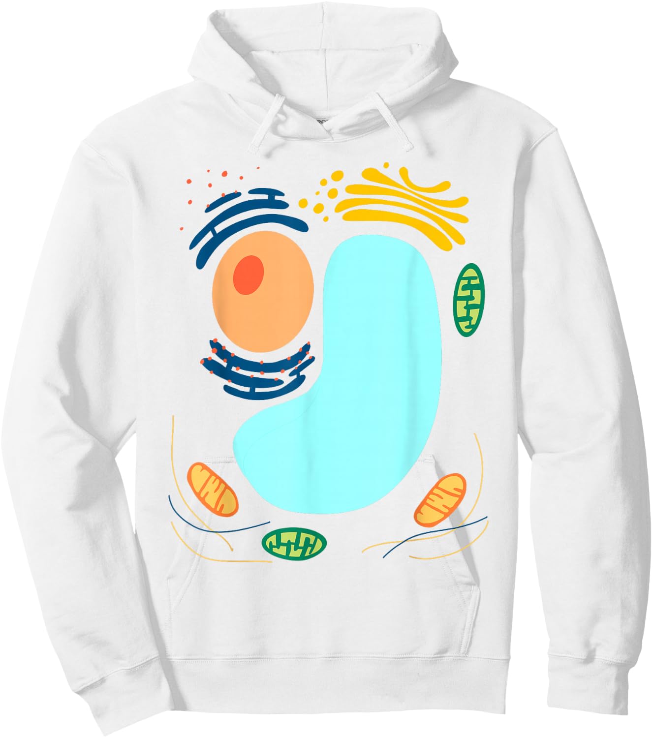 Plant Cell Simple Funny Quick Lazy Halloween Party Outfit Hoodie - Hoodie | White