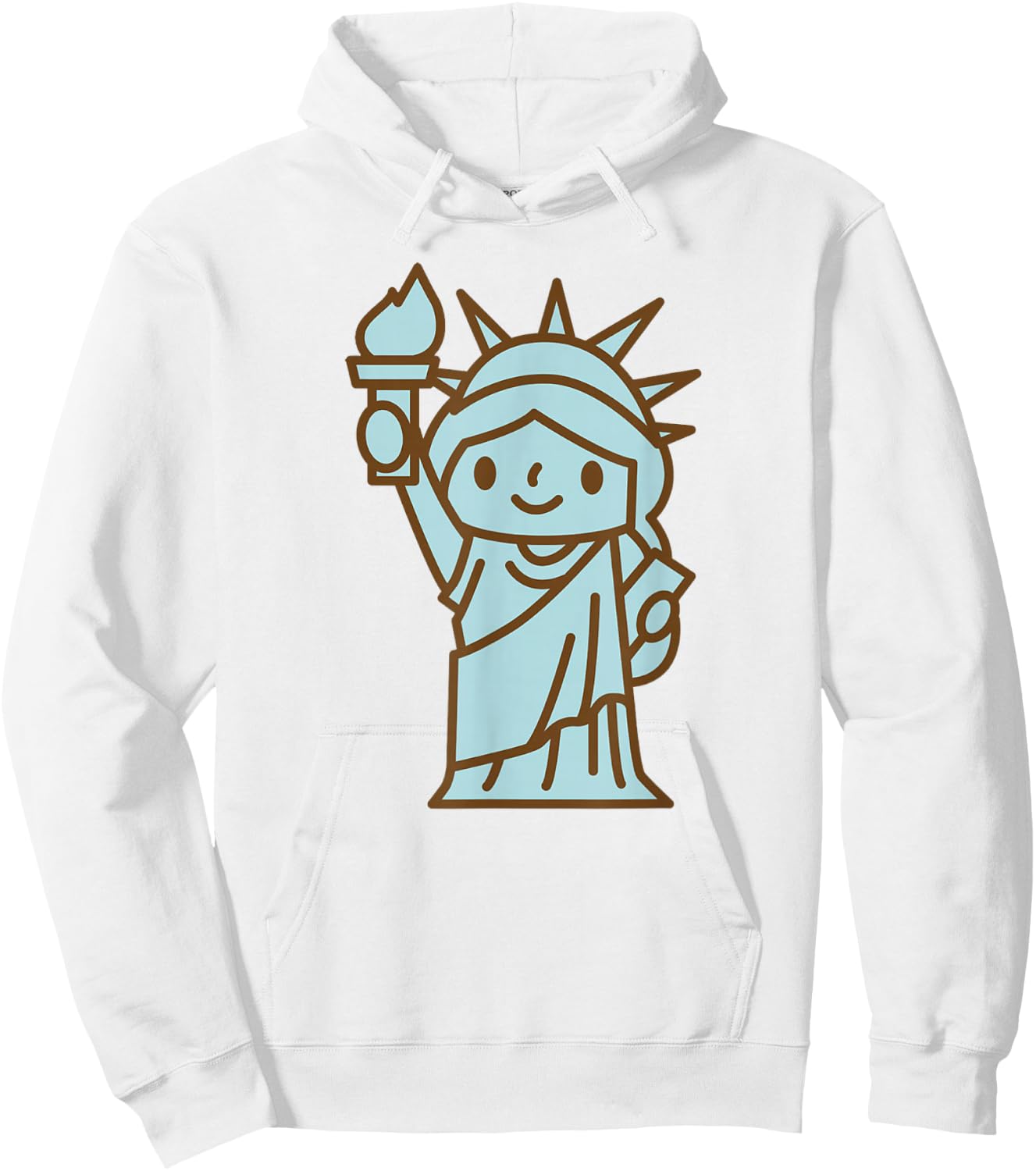 Liberty Statue I Love New York Girl Kids Hoodie - Hoodie | White